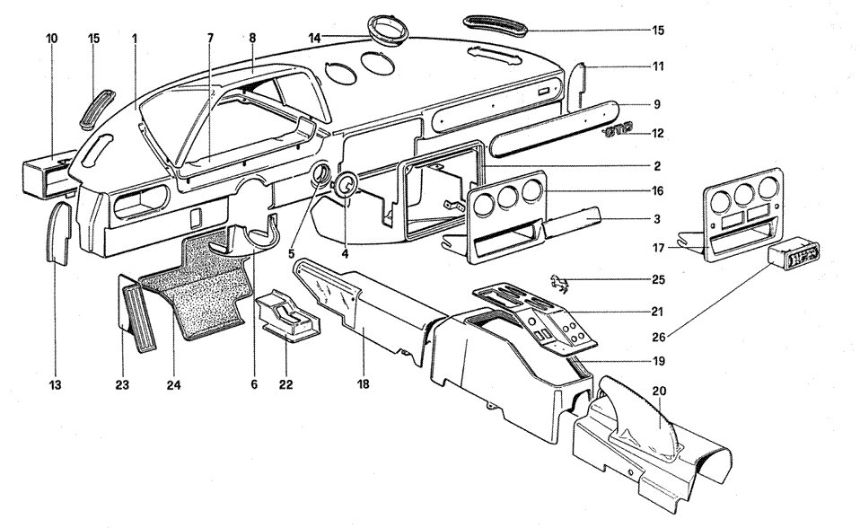 Exploded View Maranello Classic Parts