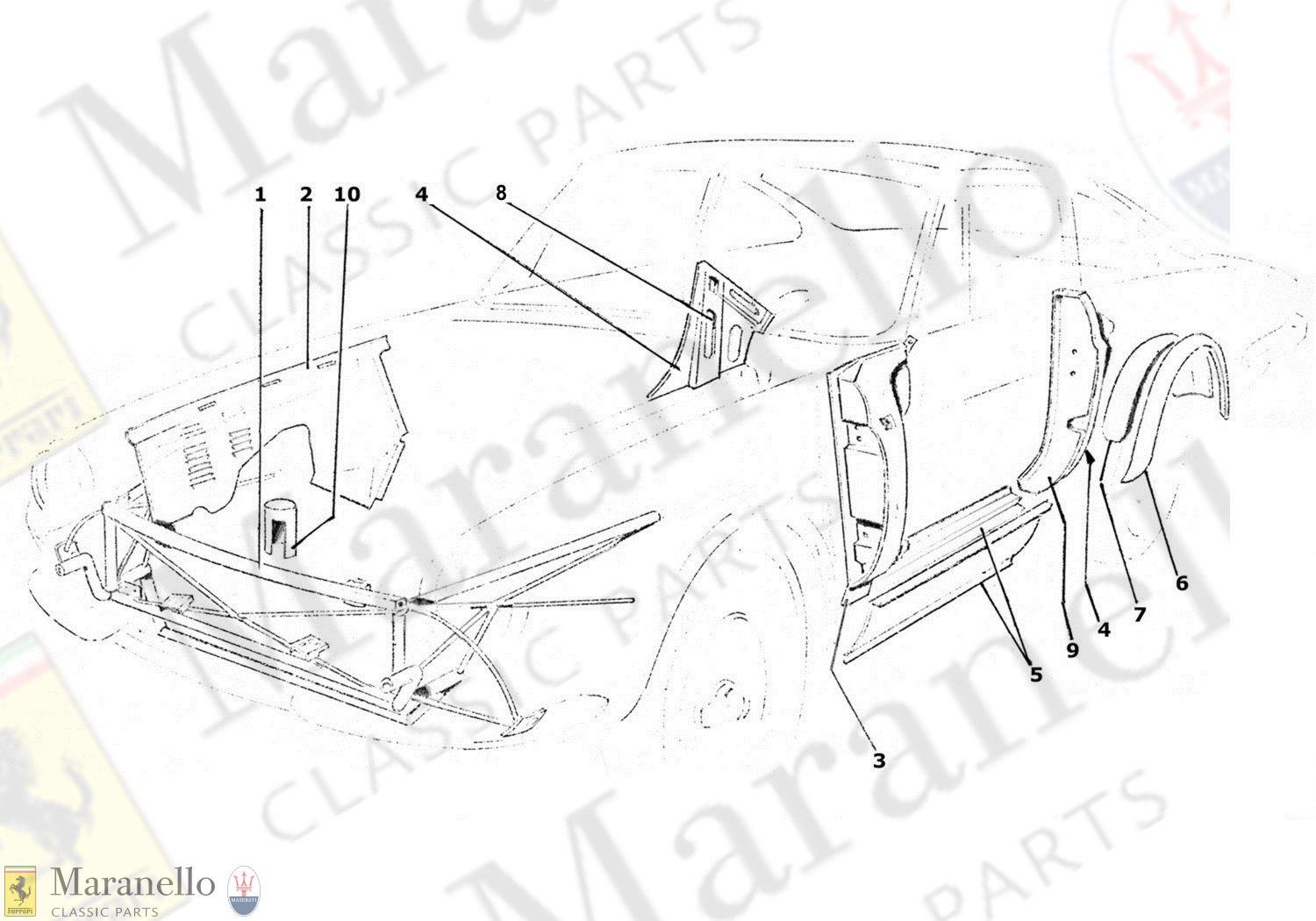 201 - Body Frame/Chassis Components