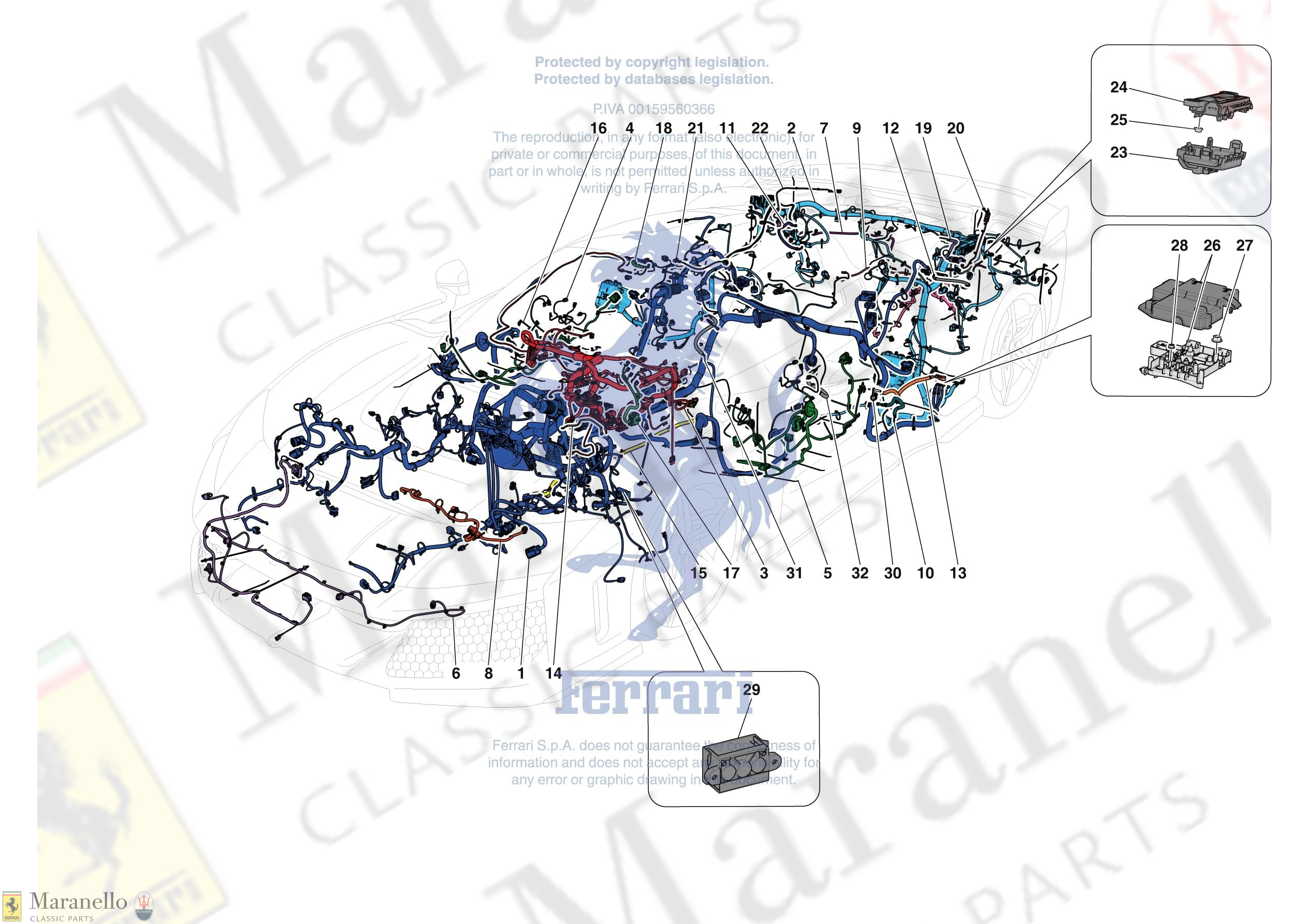 0190 - [ELECTRICAL SYSTEM] - F.7 - LOW VOLTAGE WIRING HARNESSES