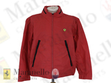 MEN HOODED RAIN JACKET RED L