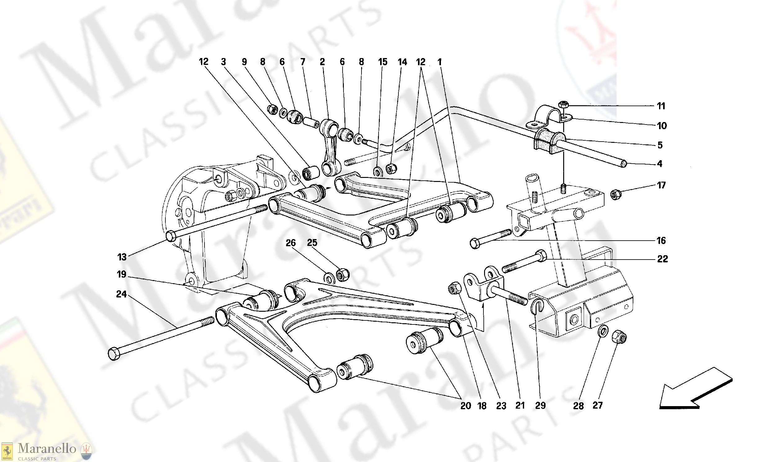 055 - Rear Suspension - Wishbones