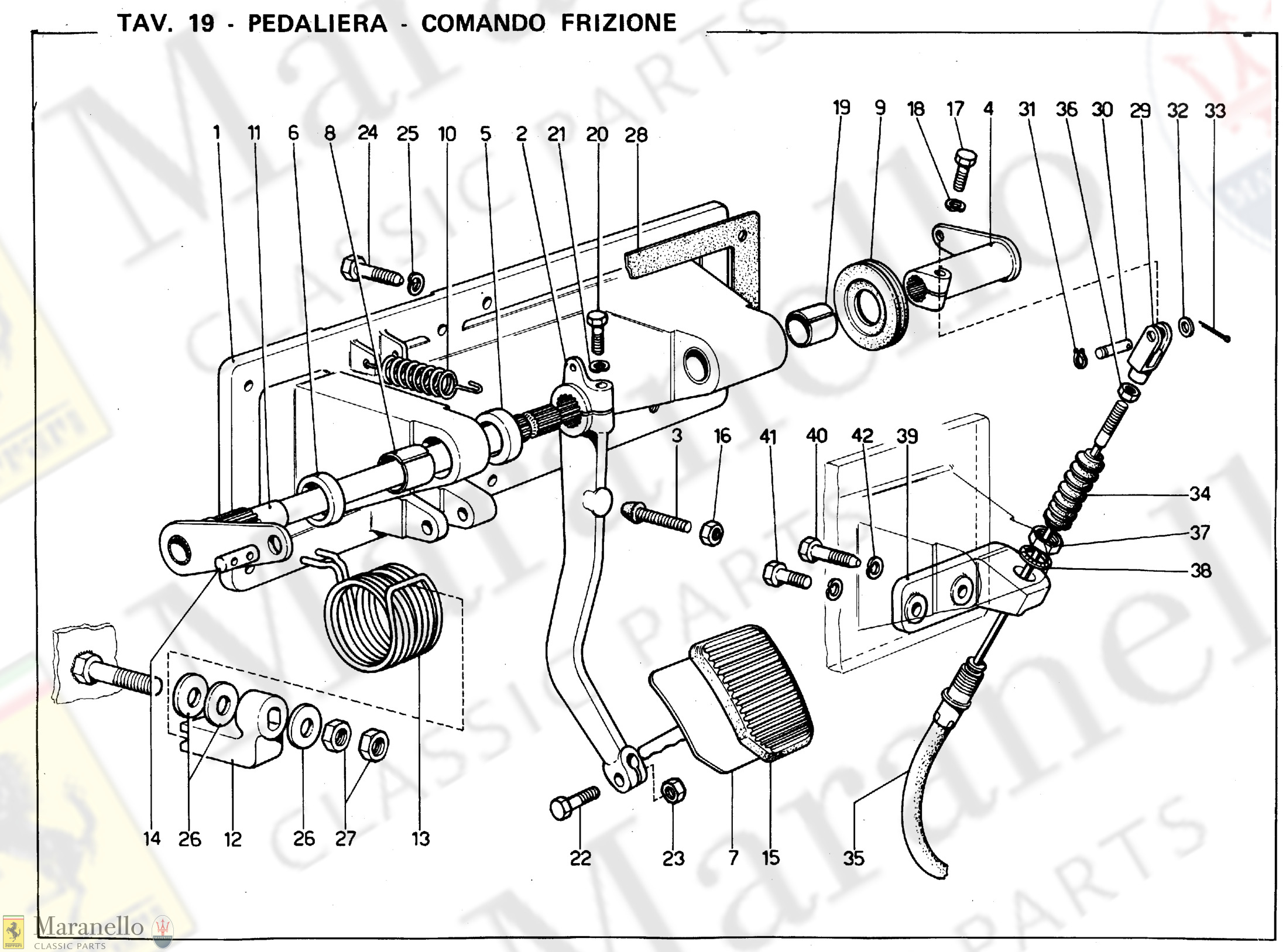 019 - Clutch Pedal LHD