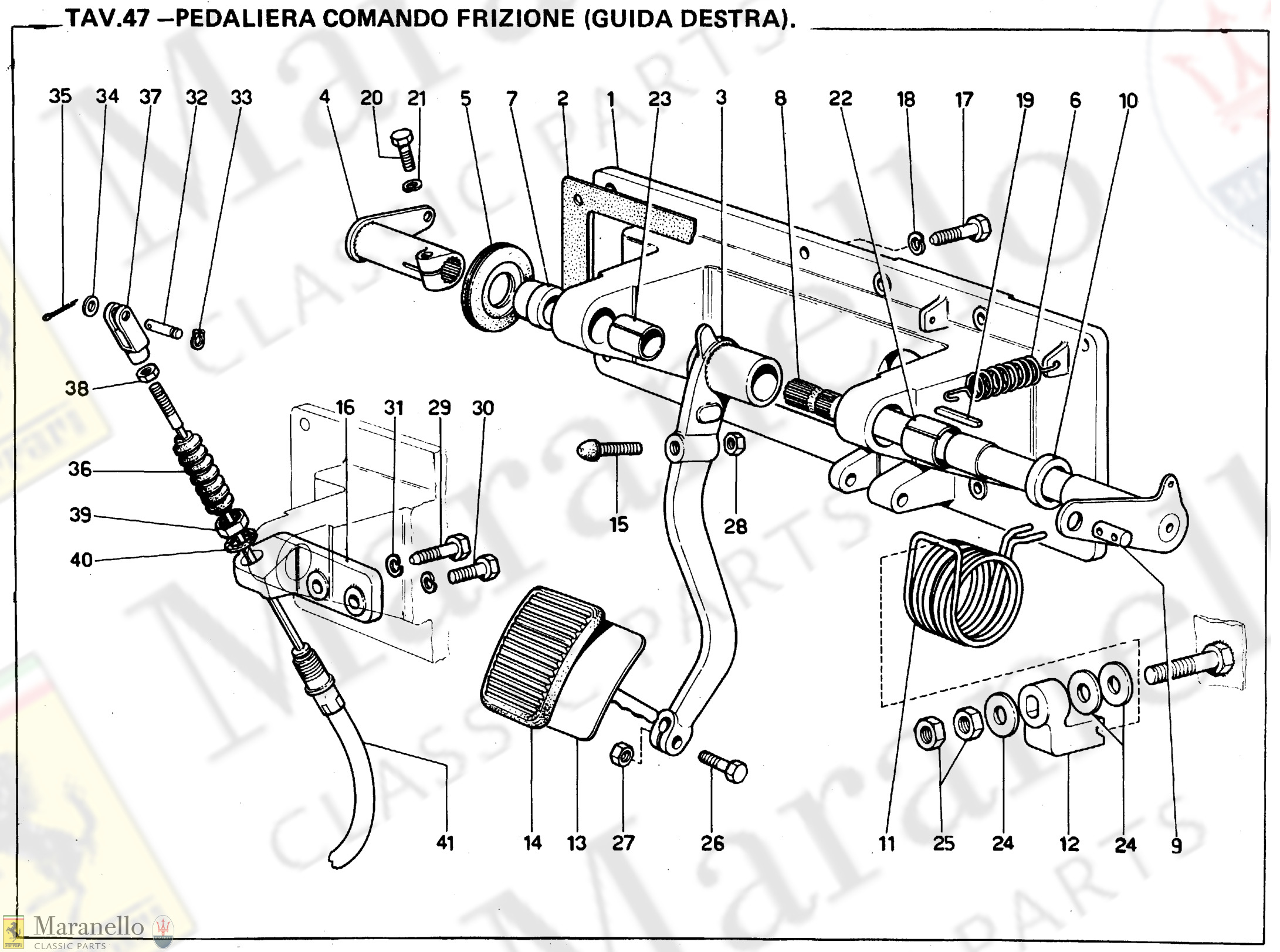 047 - RHD Clutch Pedal