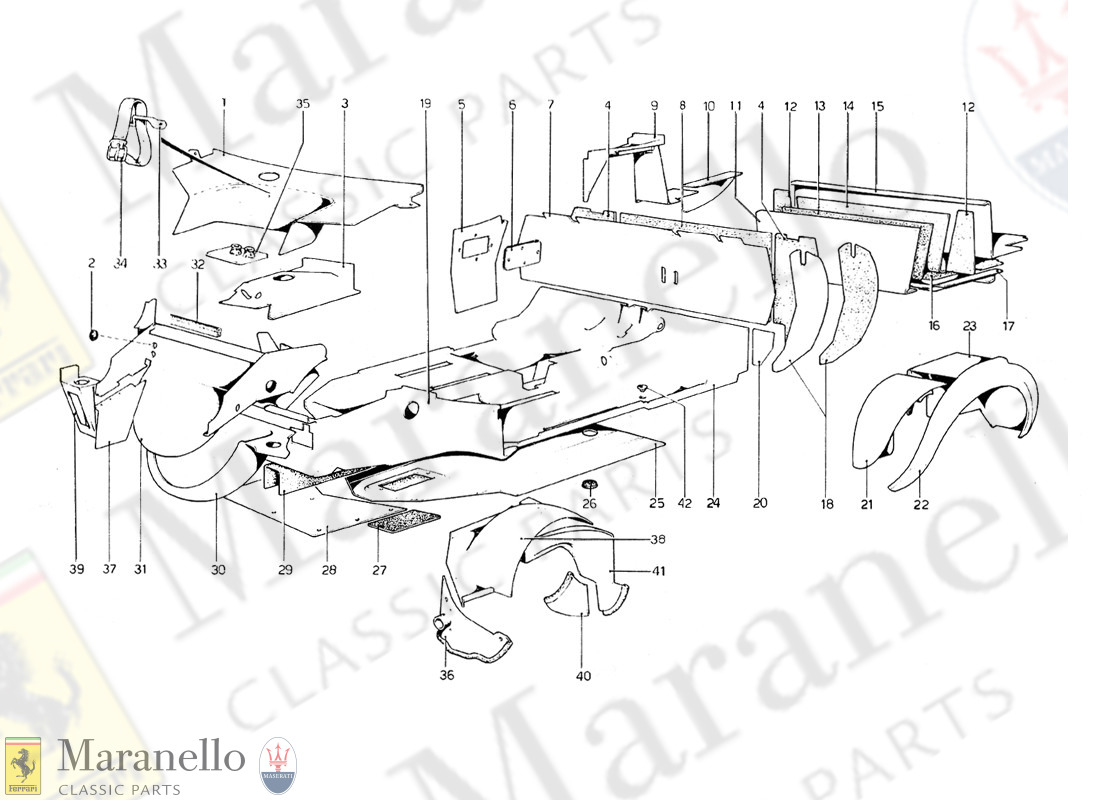 102 - Body Shell - Inner Elements