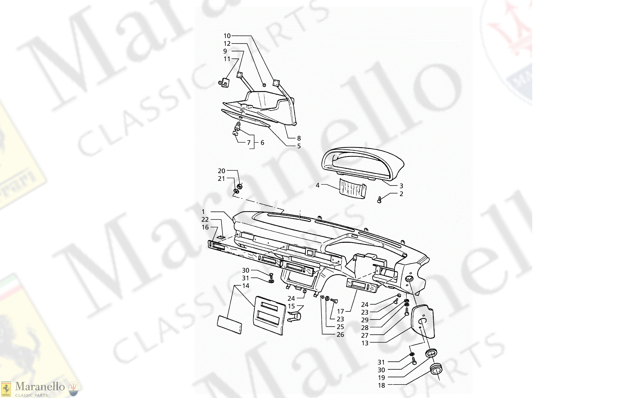 C 62.1 - C 621 - Dashboard (Right Hd)