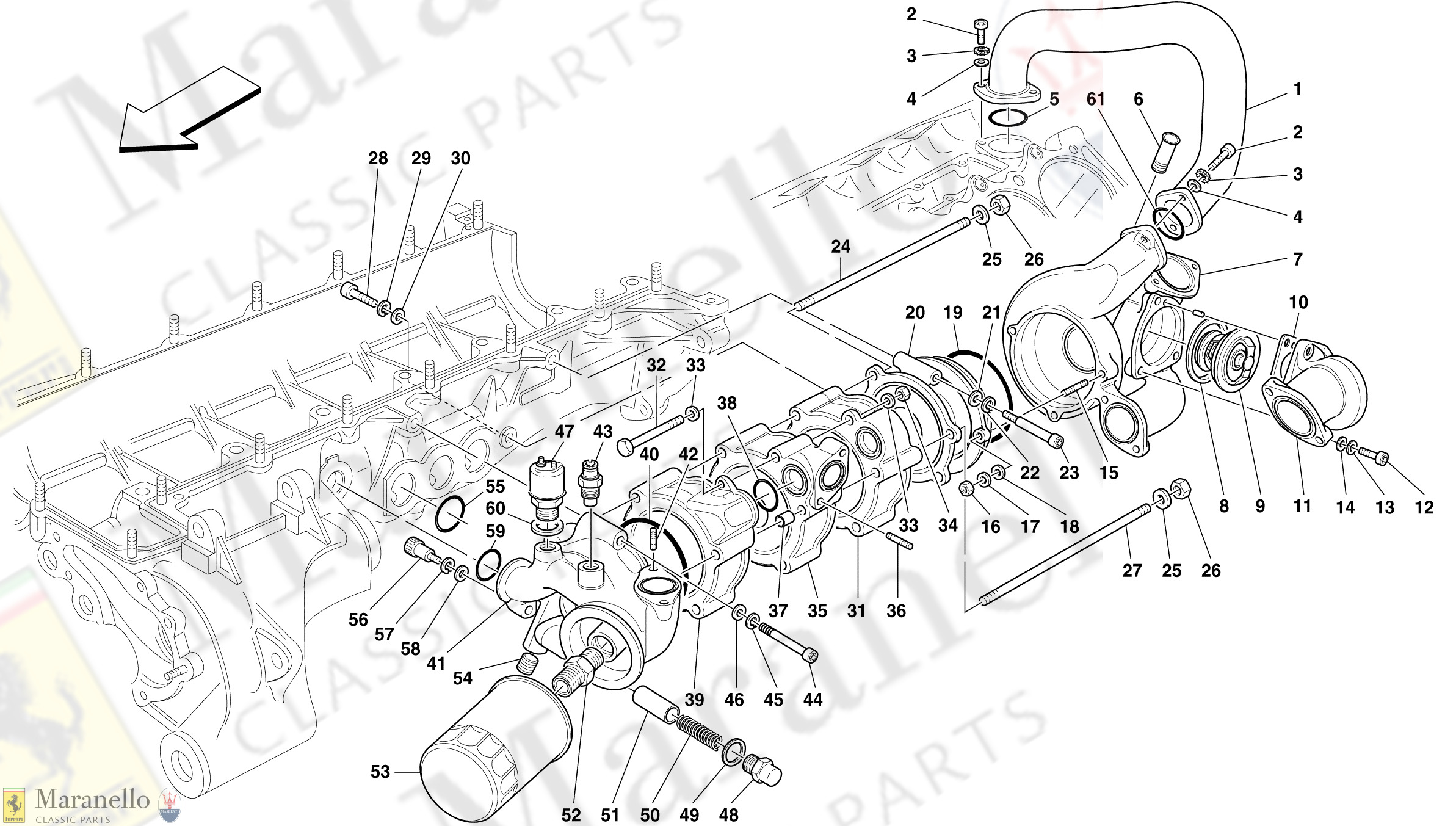 020 - Oil/Water Pump - Body And Accessories