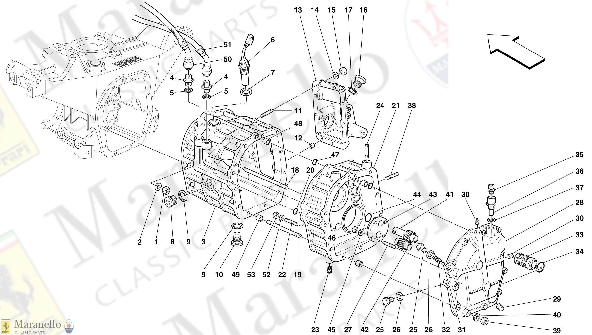 029 - Rear Part Gearboxes Housing - Covers And Lubrication