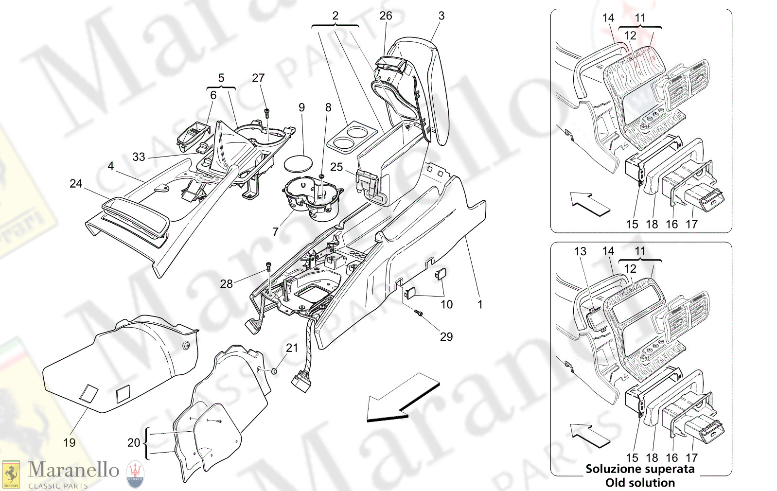 09.51 - 14 - 0951 - 14 Accessory Console And Centre Console