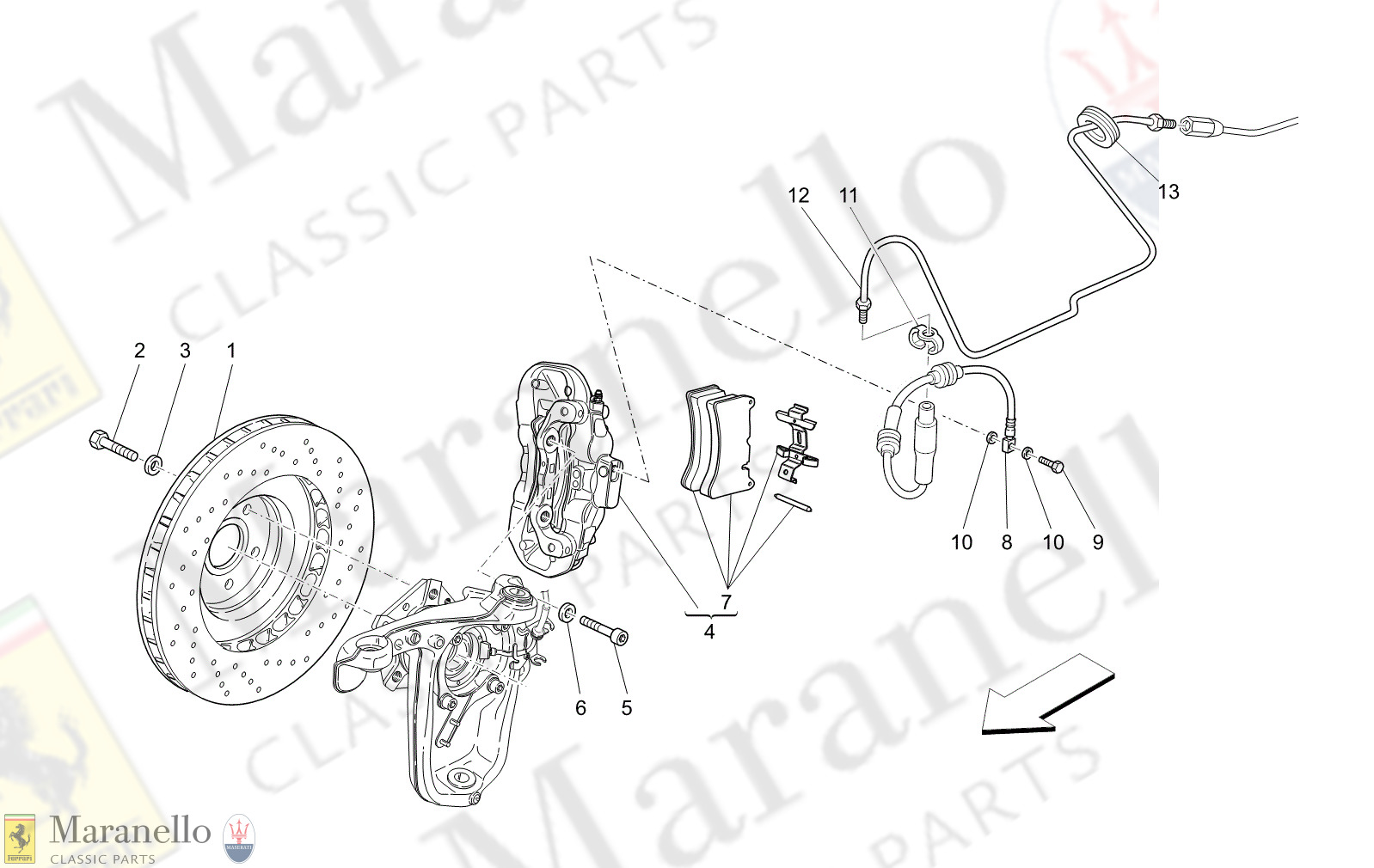 04.10 - 13 - 0410 - 13 Braking Devices On Front Wheels
