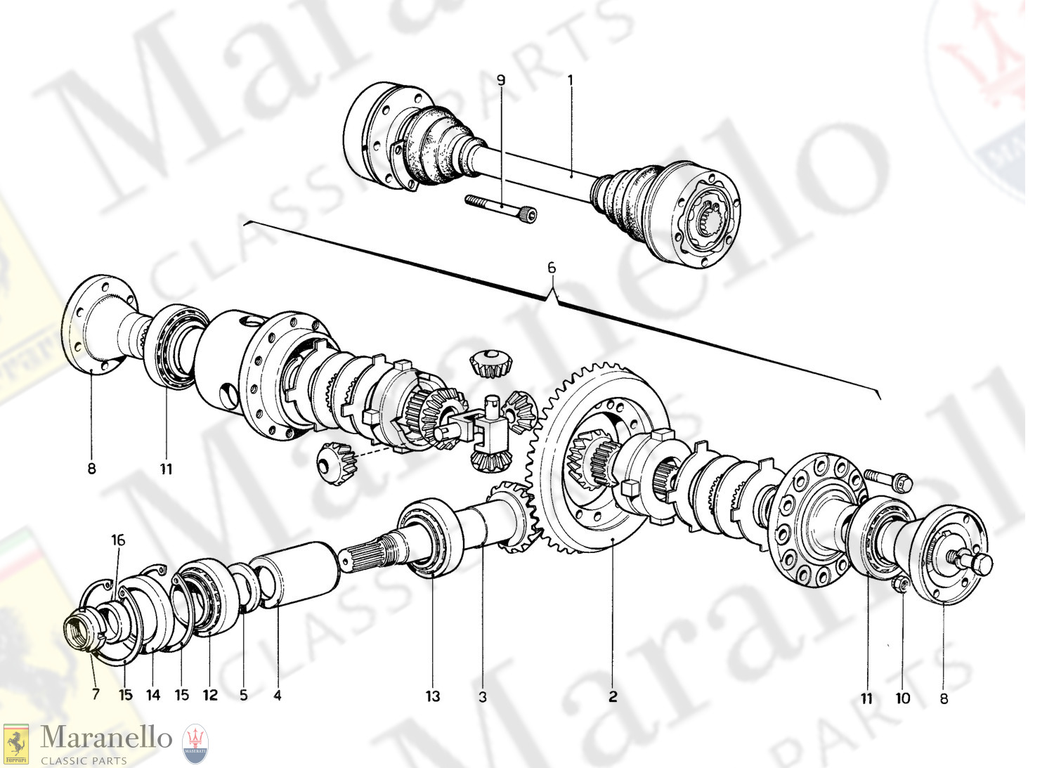 028 - Differential And Axle Shafts