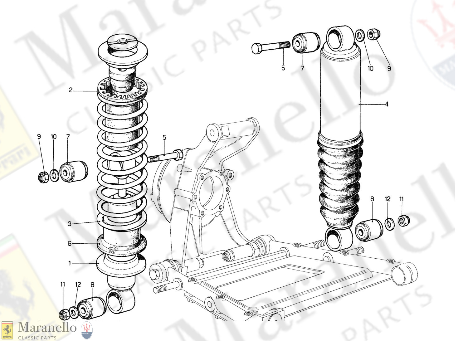 041 - Rear Suspension - Shock Absorber And Self-Levelling Unit