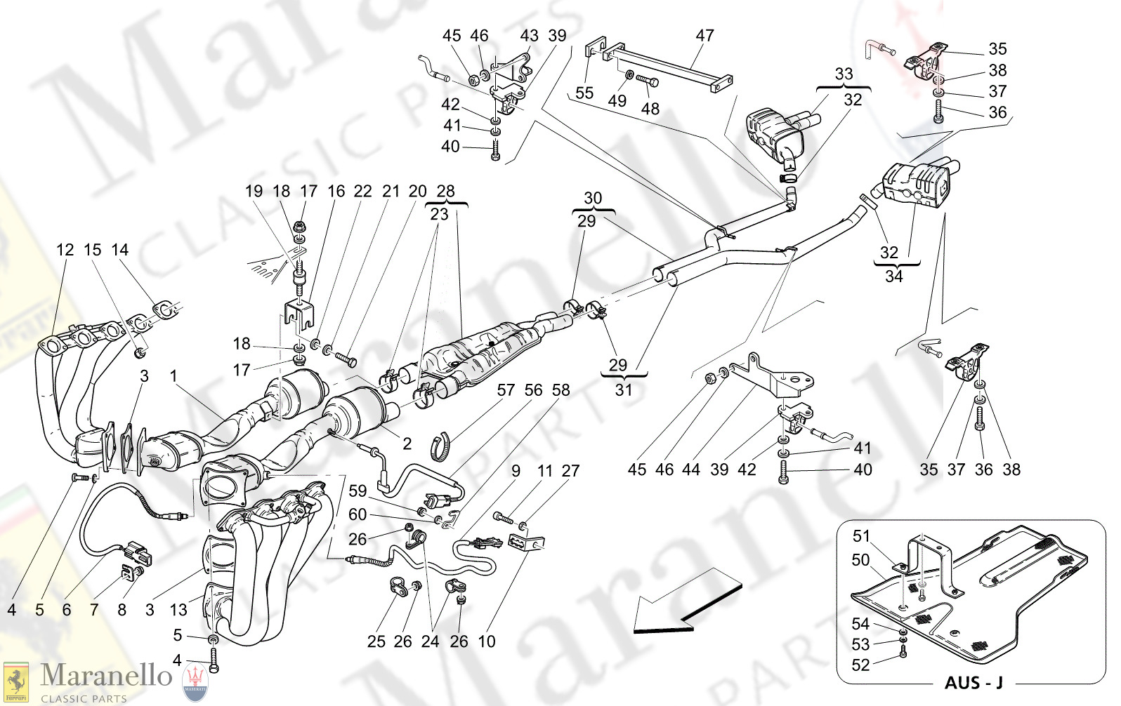 M1.82 - 12 - M182 - 12 Exhaust System
