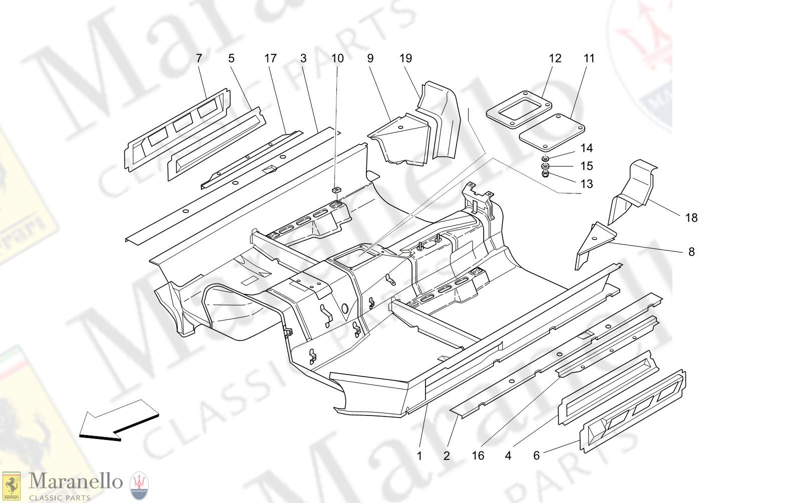 C9.04 - 12 - C904 - 12 Central Structural Frames And Sheet Panels