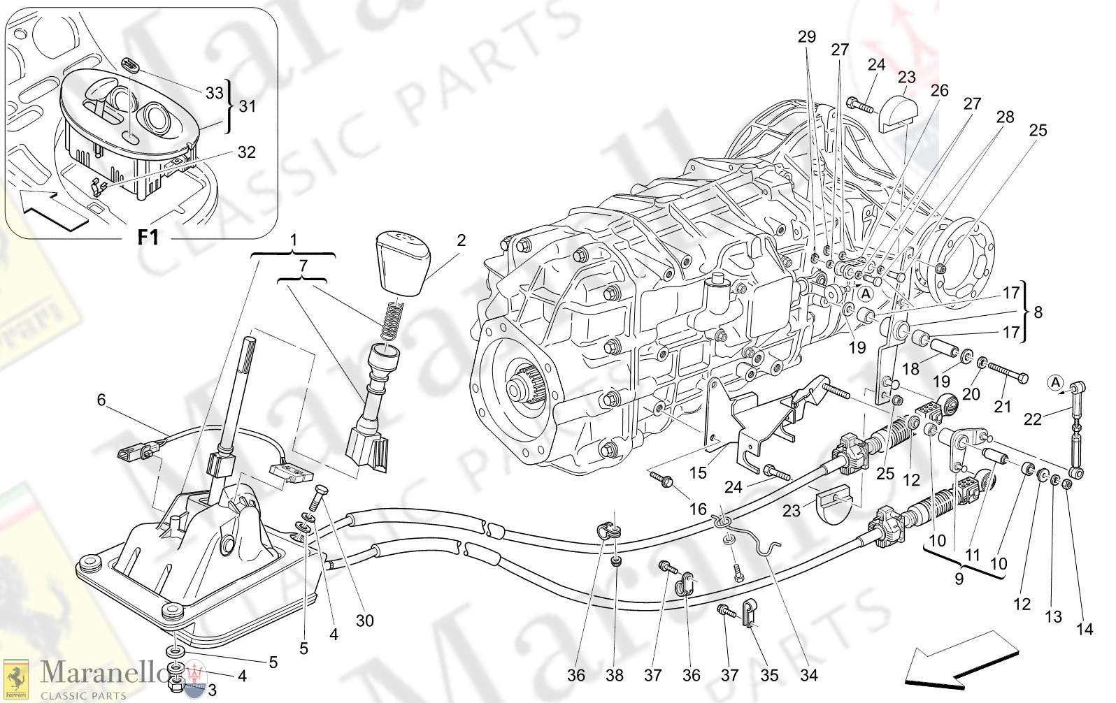 M3.03 - 12 - M303 - 12 Driver Controls For Gearbox