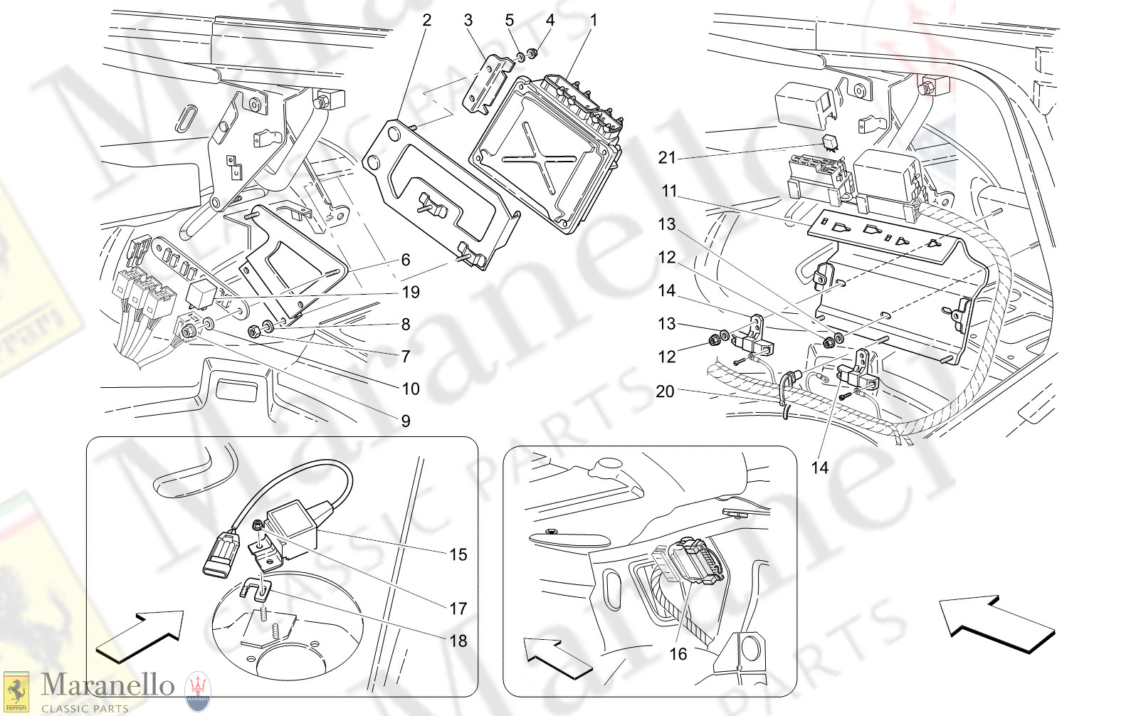 C8.75 - 12 - C875 - 12 Trunk Compartment Control Units