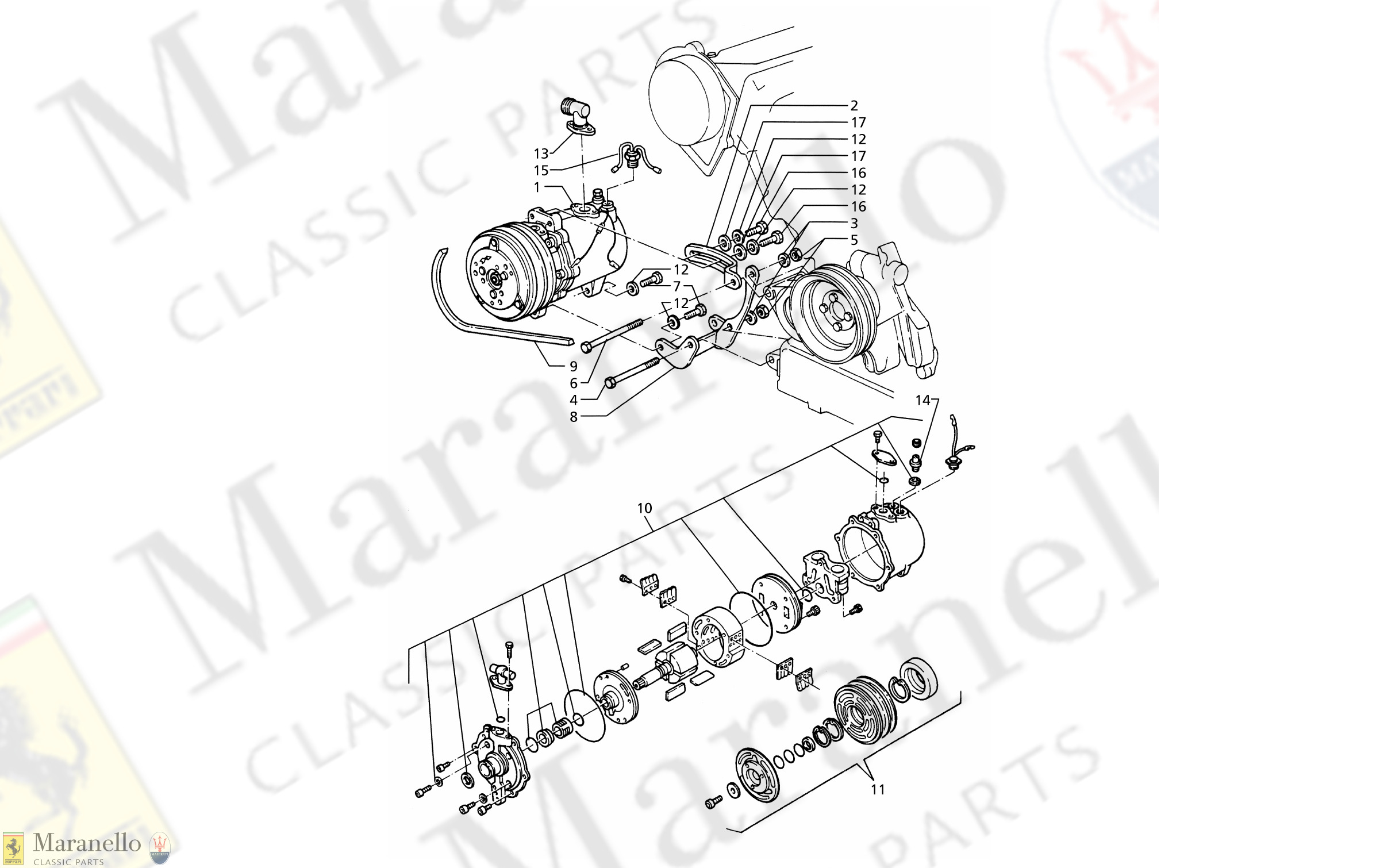 21.4 - AIR COMPRESSOR AND BRACKETS