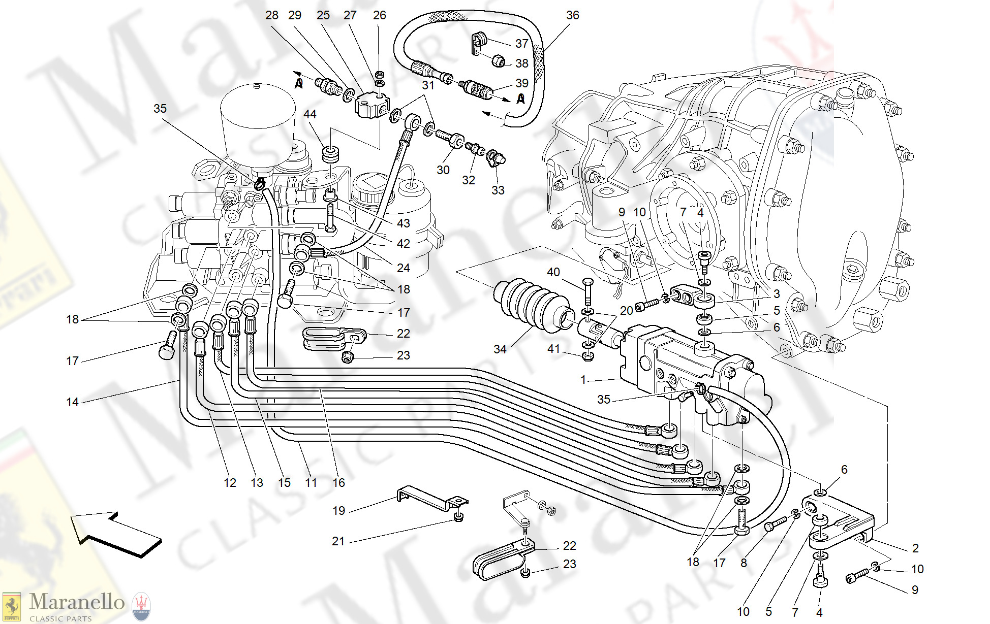 042 - F1 Clutch Hydraulic Control -Valid For F1-