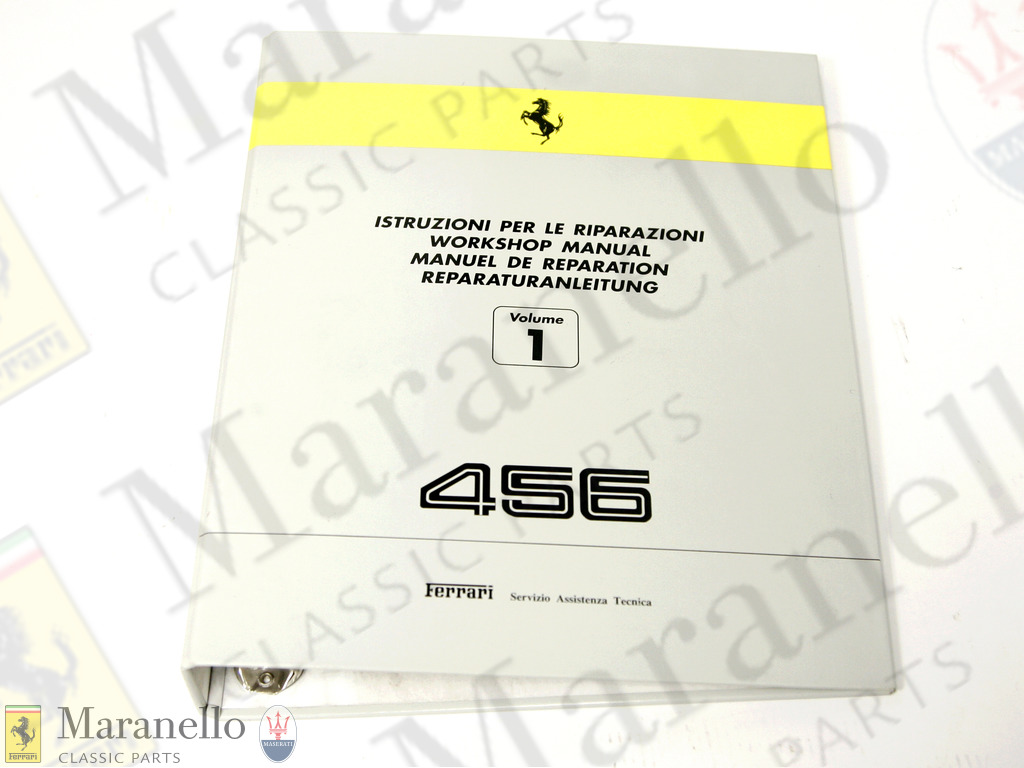 456 Workshop Manual Folder Vol No 1