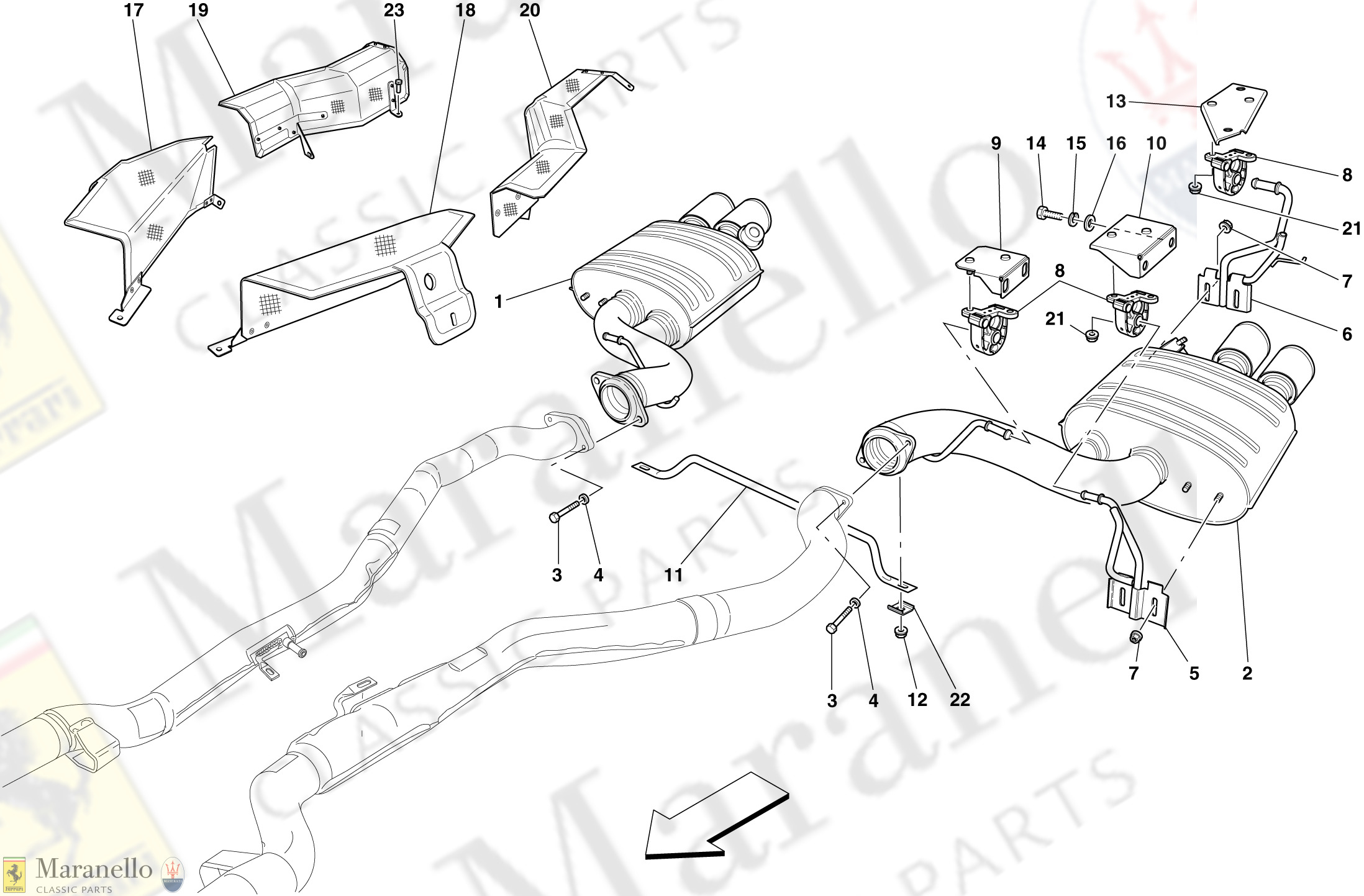 018 - Rear Exhaust System