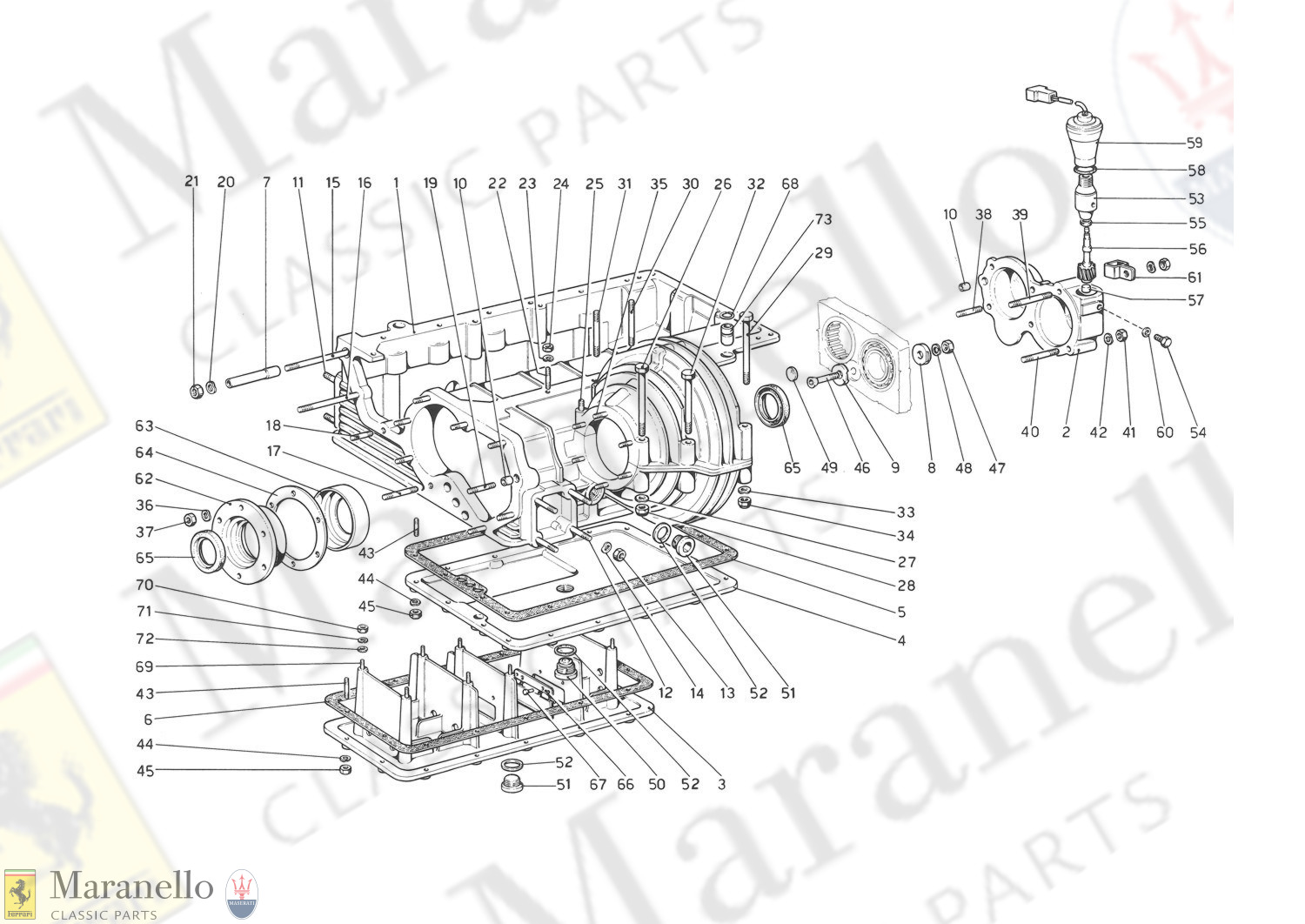021 - Gearbox - Differential Housing And Oil Sump