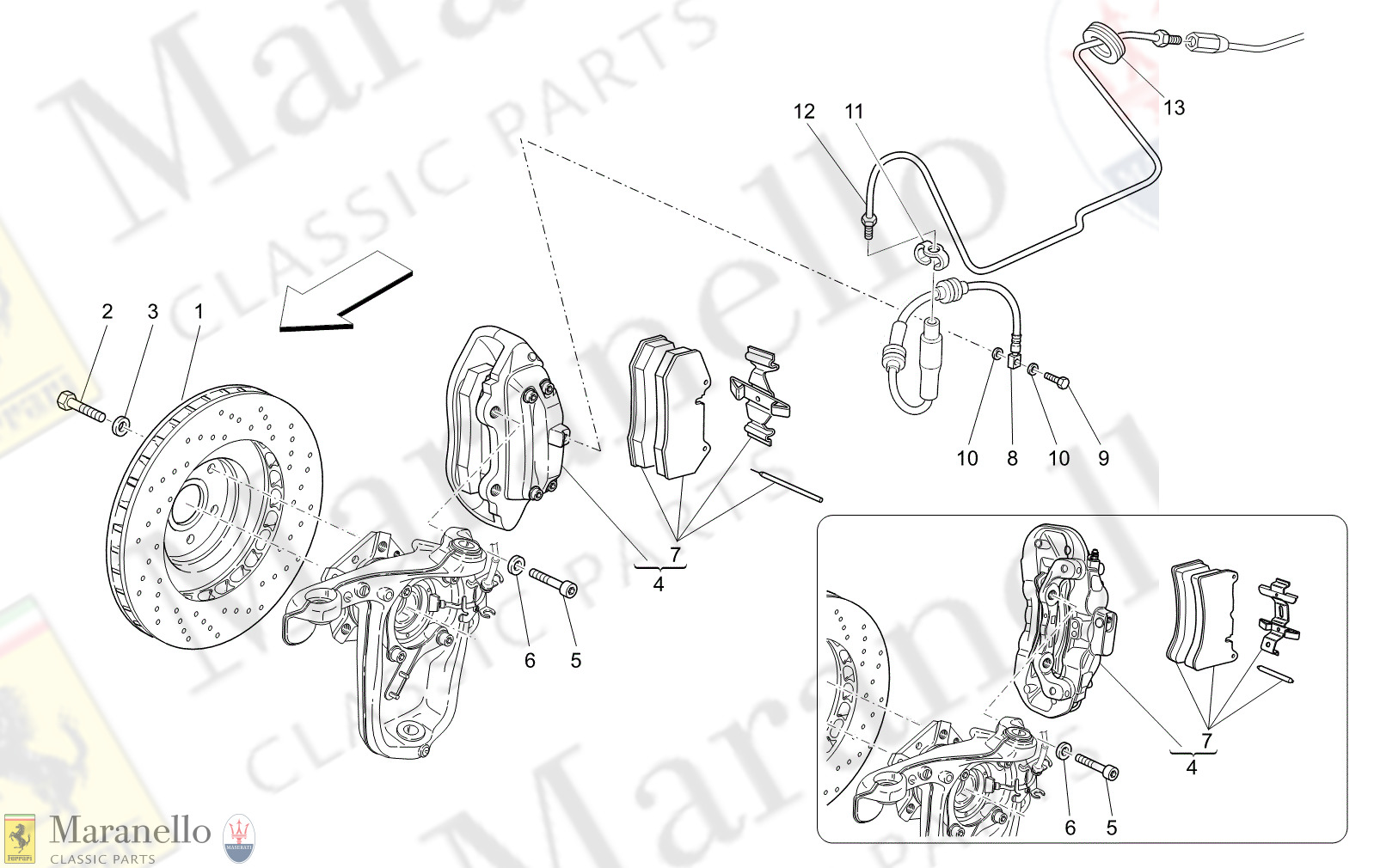 04.10 - 11 - 0410 - 11 Braking Devices On Front Wheels