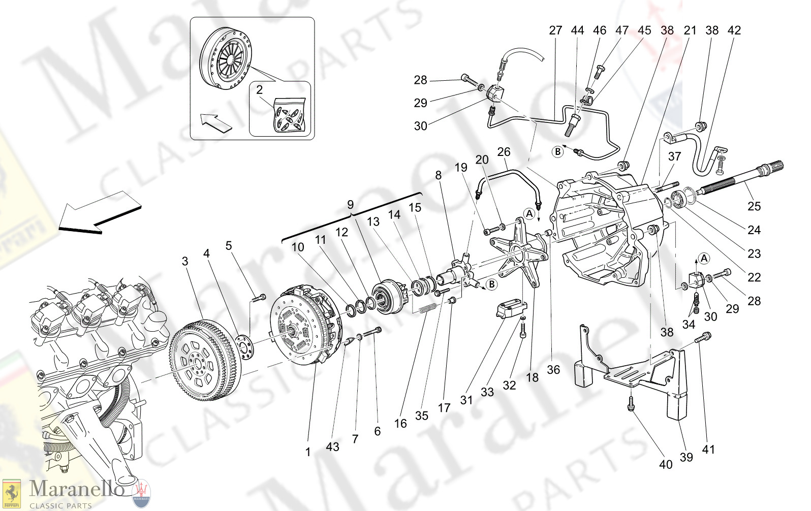 M2.10 - 14 - M210 - 14 Clutch Discs And Housing For Mechanical Gearbox