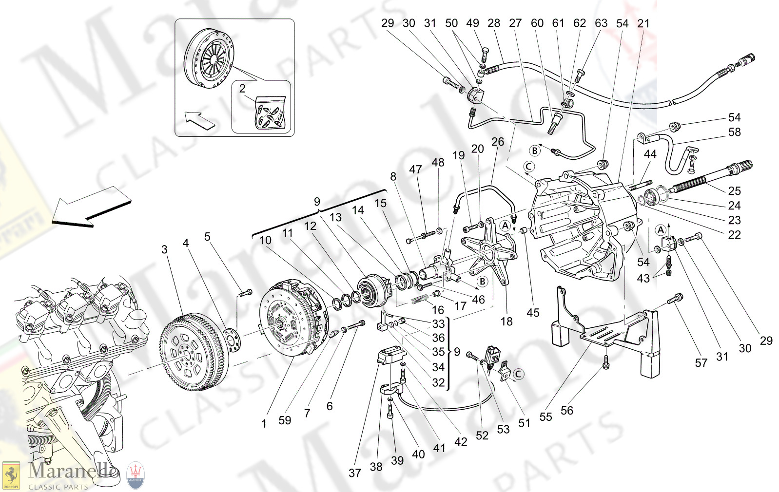 M2.11 - 15 - M211 - 15 Friction Discs And Housing For F1 Gearbox