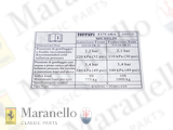 Tyre Pressure Label  Michelin