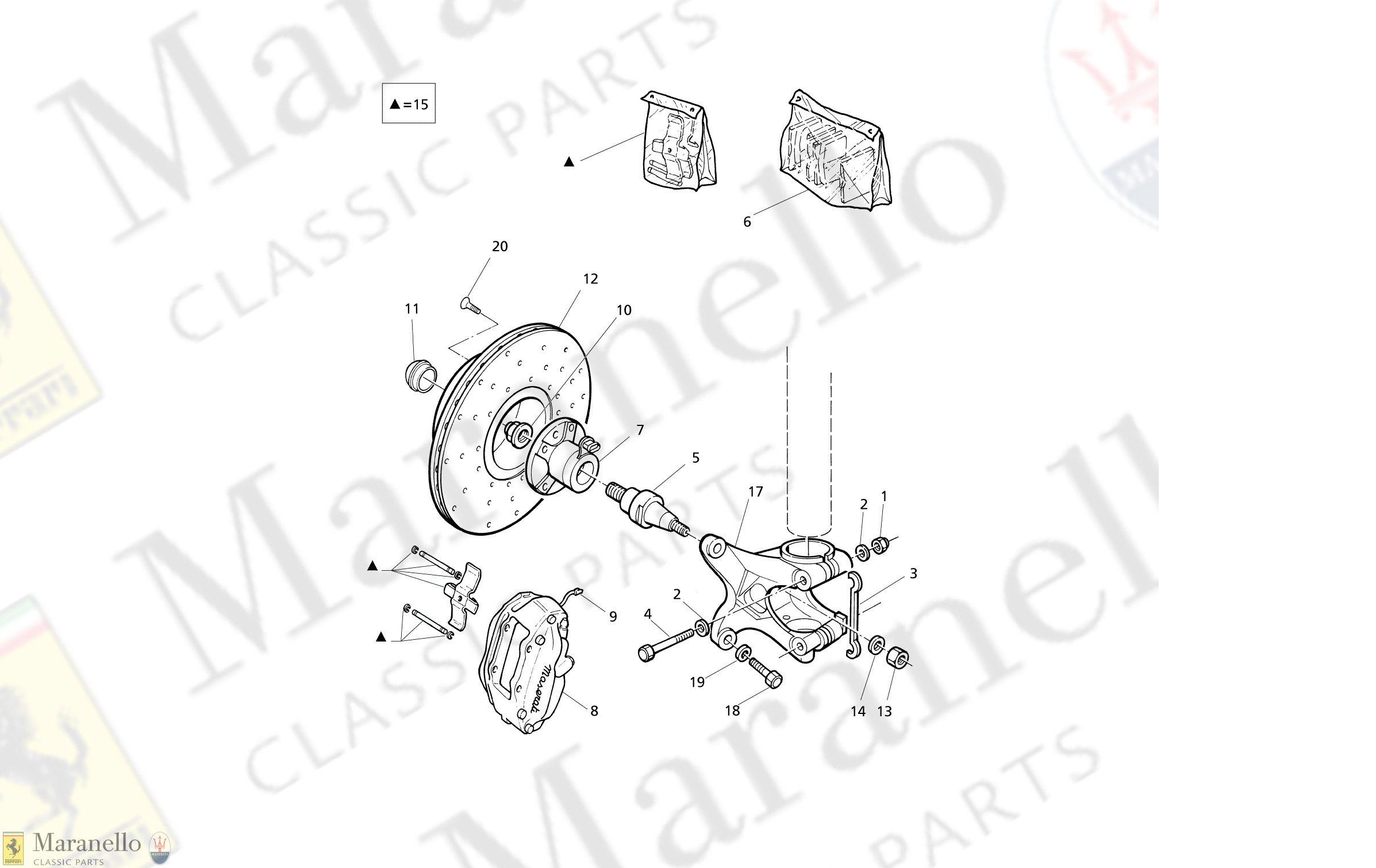 C 38 - Hubs And Front Brakes With Abs