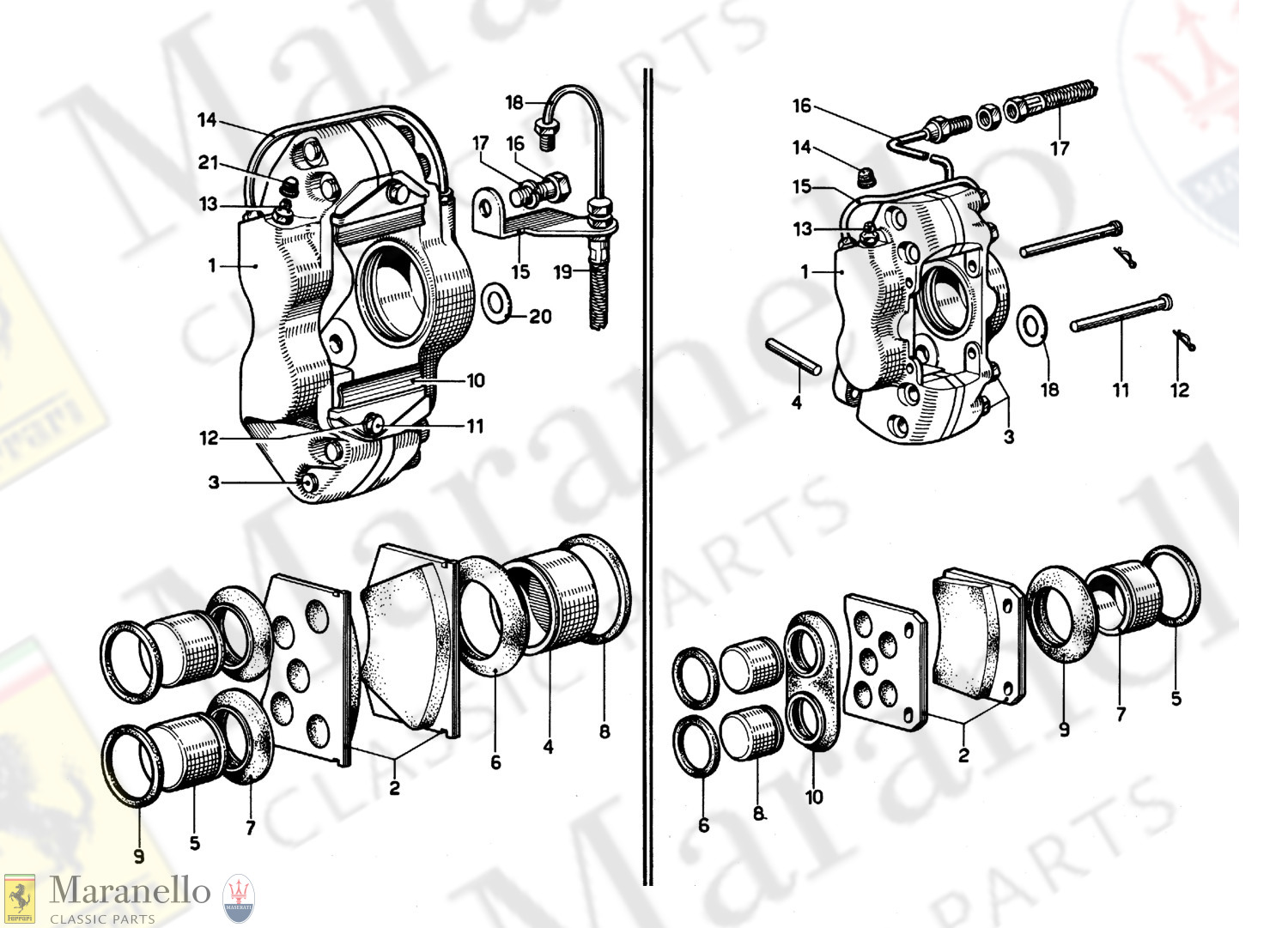036 - Front & Rear Brakes Calipers