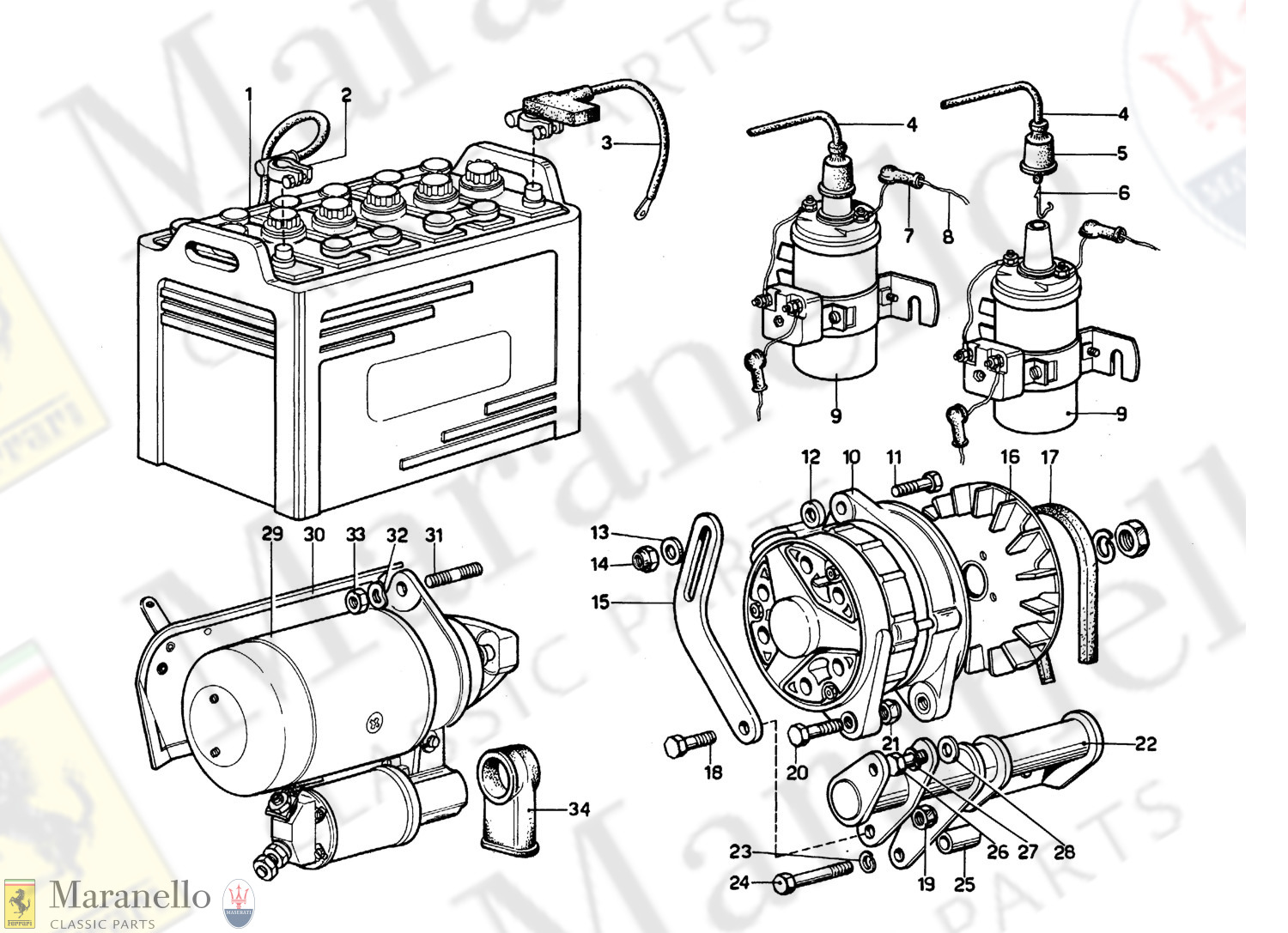 017 - Generator Accumulator Coils & Starter