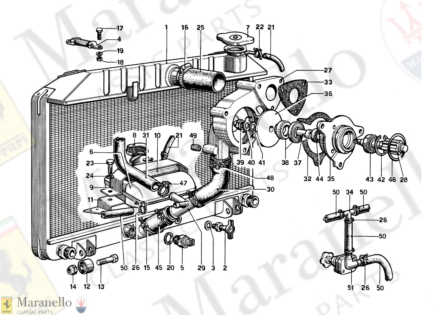 041 - Radiator & Water Pump