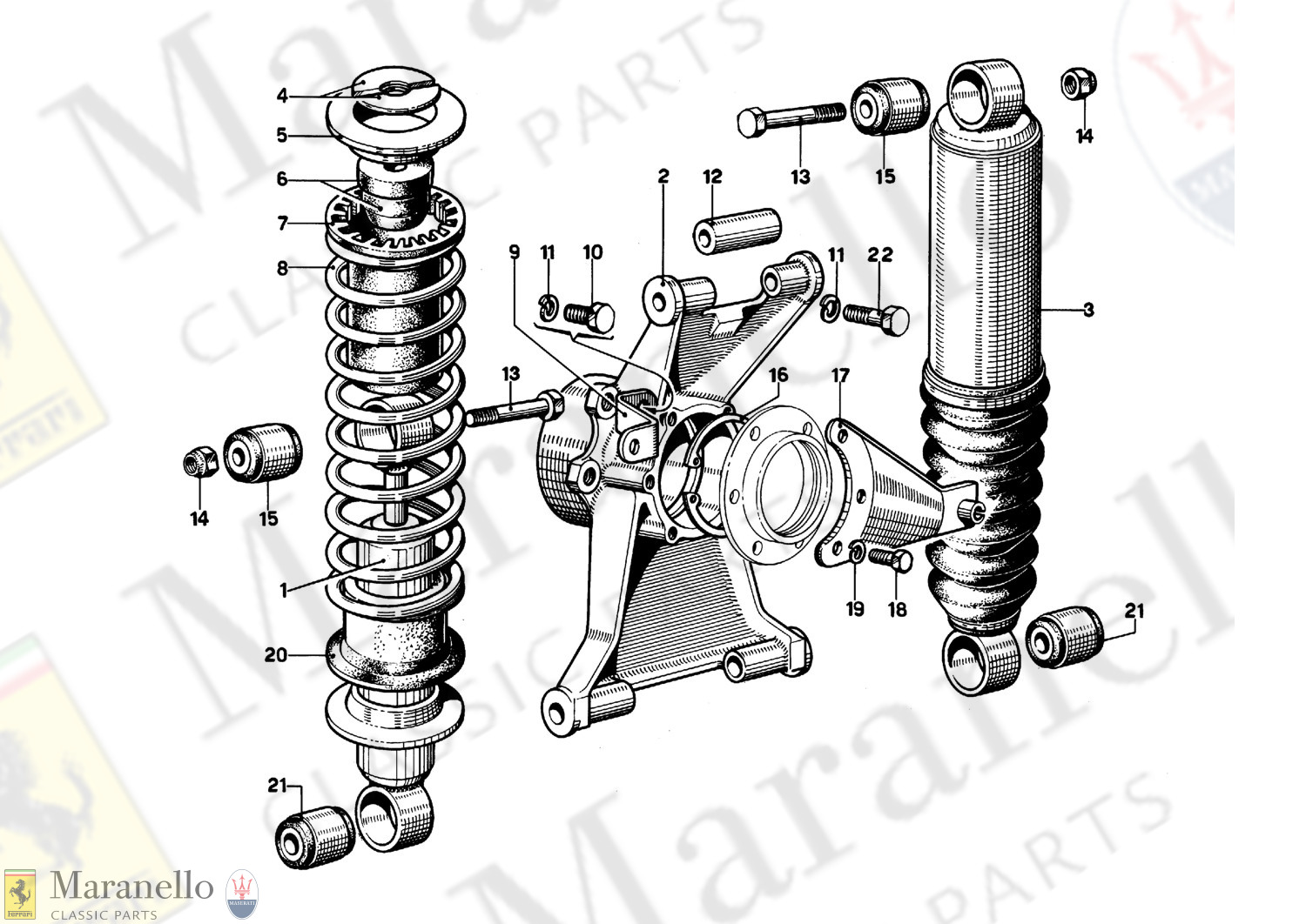 029 - Rear Suspension - Damper And Self-Levelling Unit