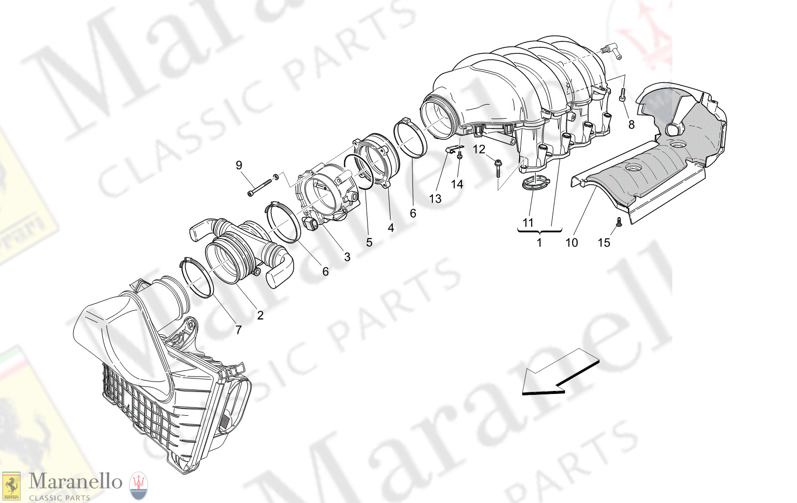 01.40 - 1 - 0140 - 1 Intake Manifold And Throttle Body