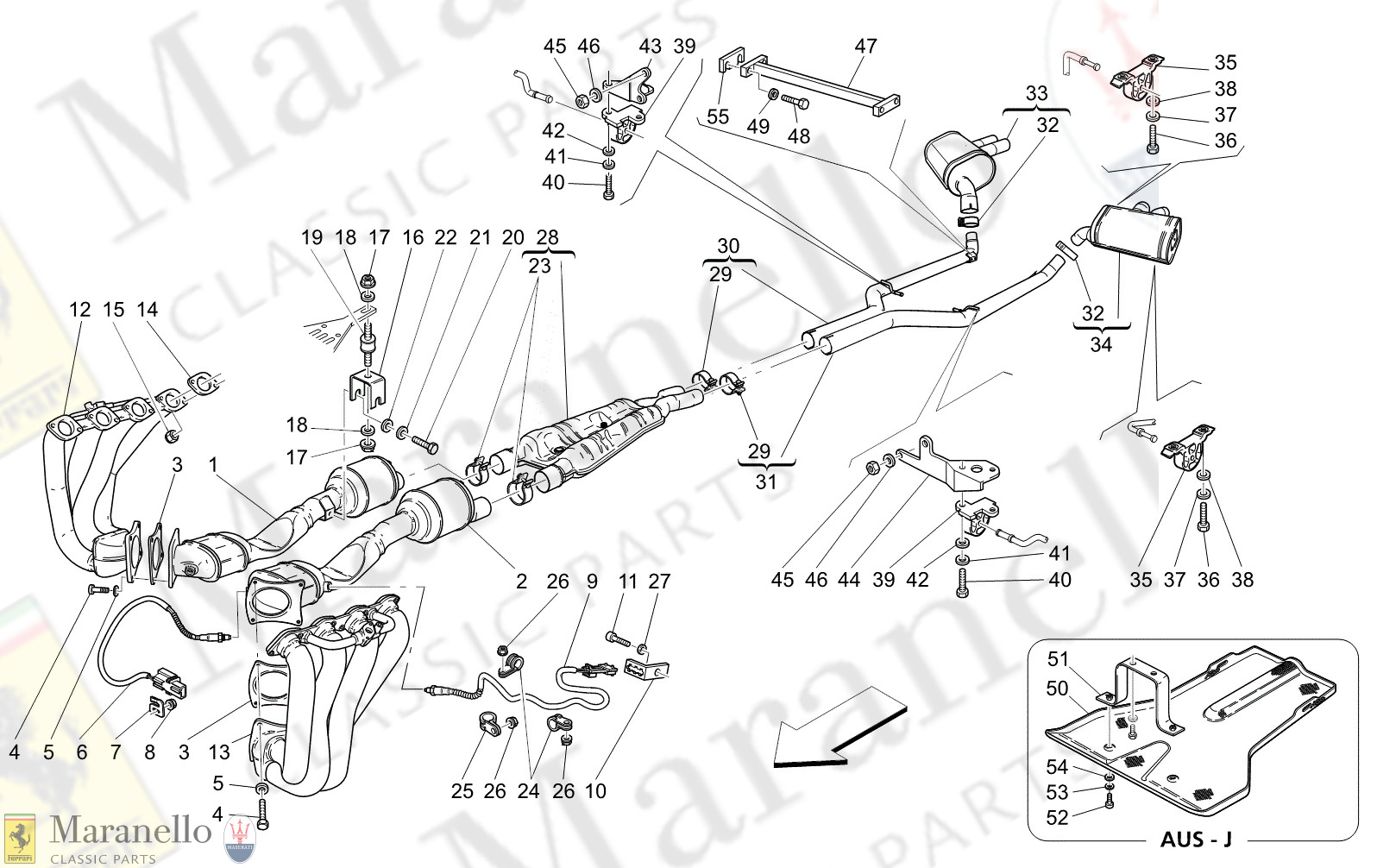 M1.82 - 15 - M182 - 15 Exhaust System