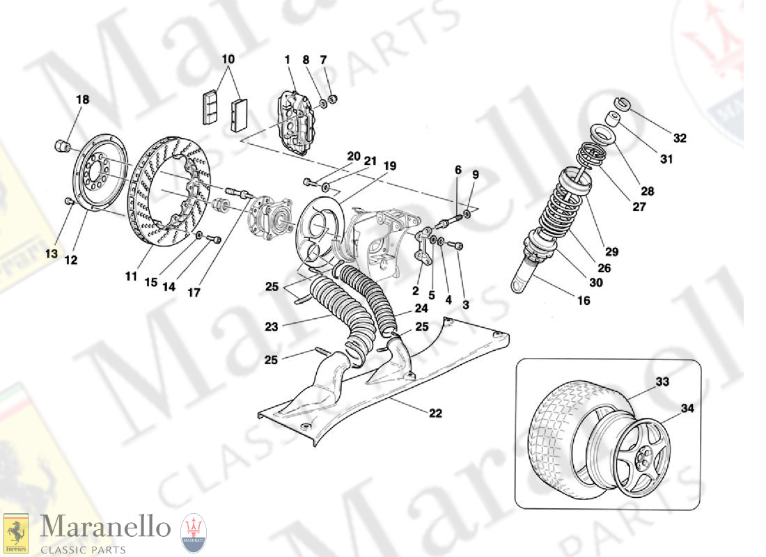 010 - Brakes - Shock Absorbers - Rear Air Intake - Wheels