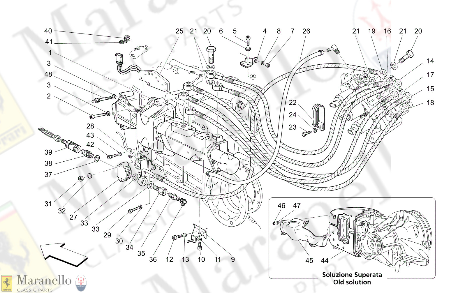 M3.40 - 1 - M340 - 1 F1 Clutch Hydraulic Control