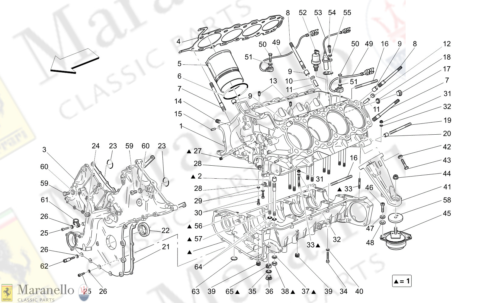 M1.00 - 1 - M100 - 1 Crankcase