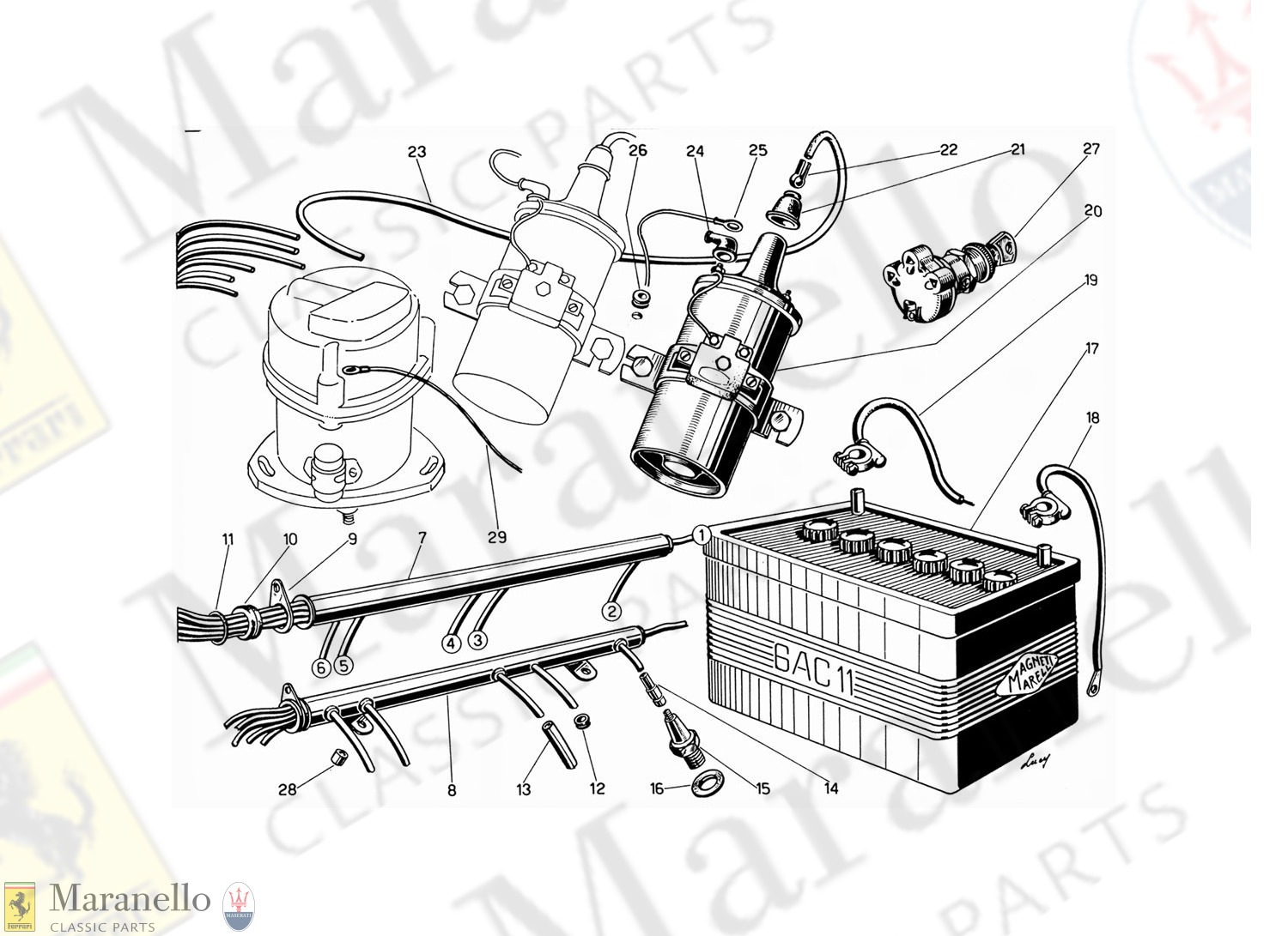 014 - Wiring - Ignition Coils And Battery