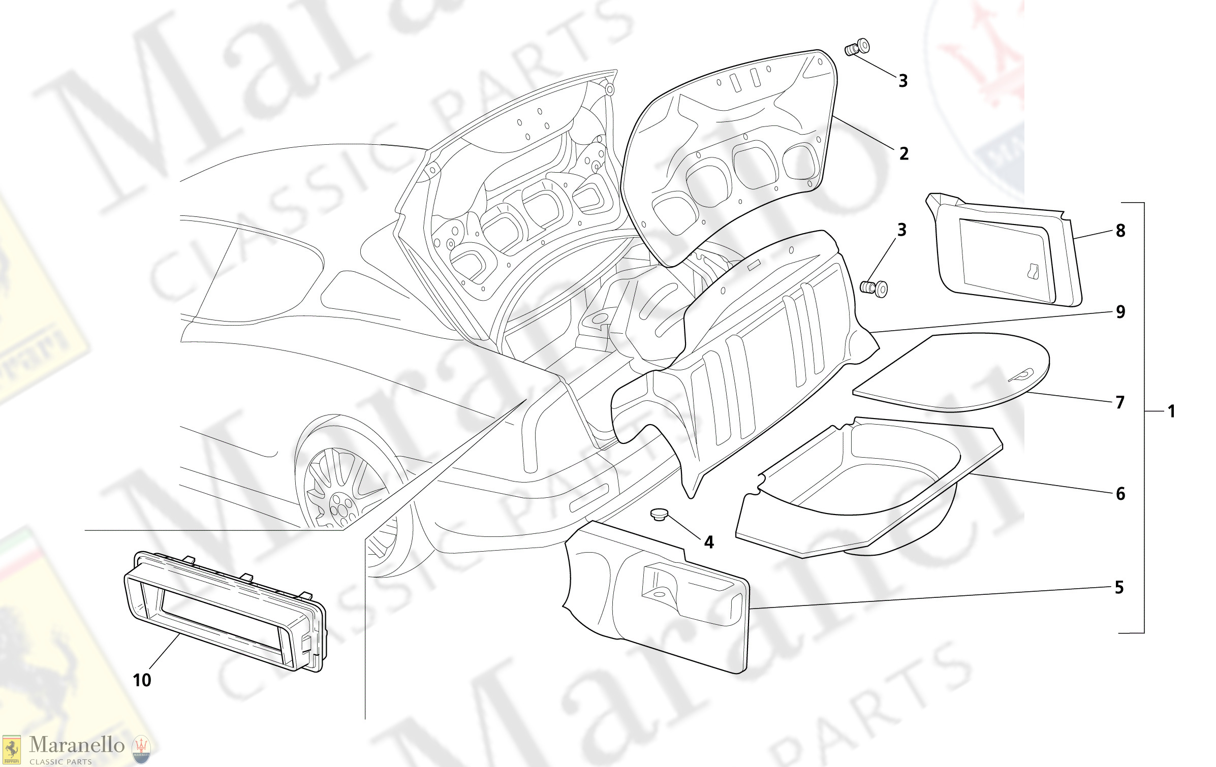 C 109 - Boot: Carpets