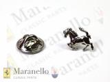Nickel Plated Horse Pin Motif