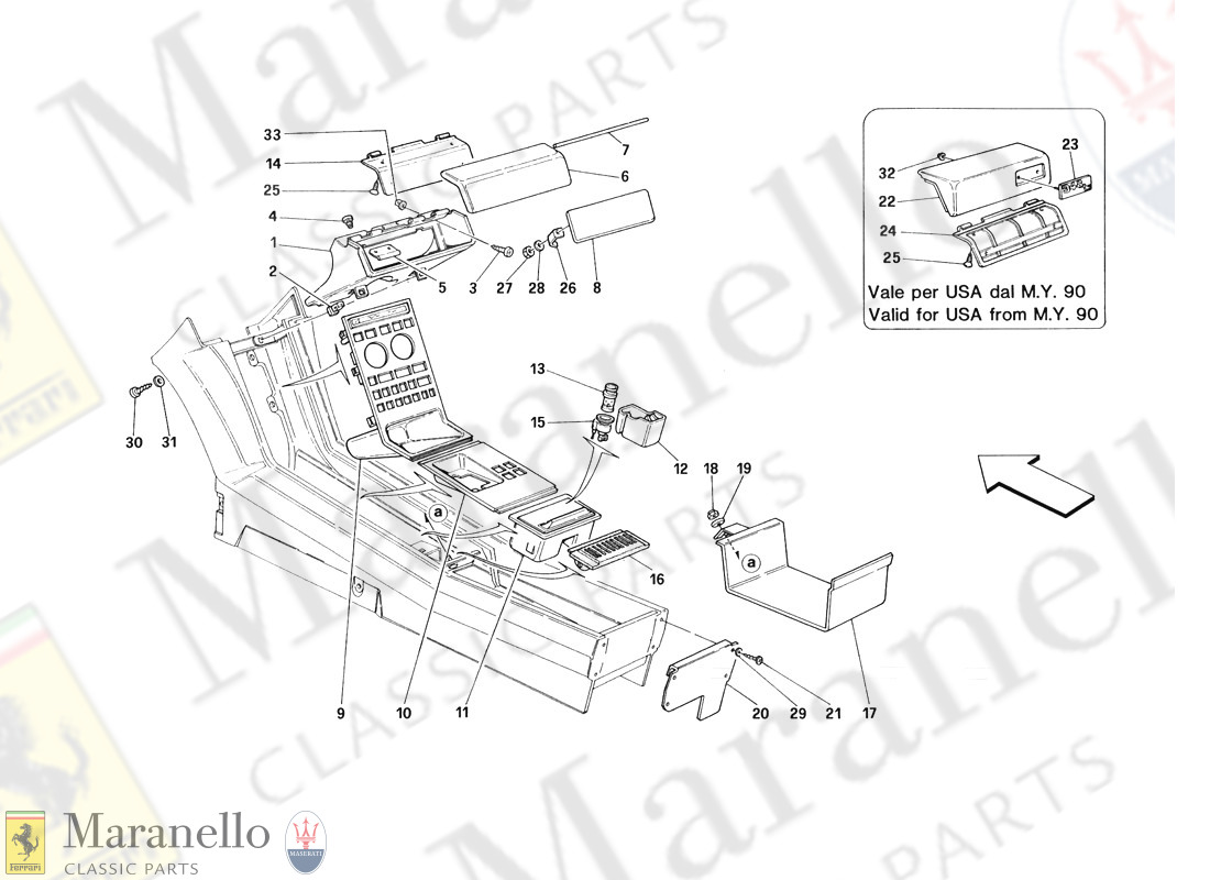 125A - Tunnel - Accessories - Valid For Ts - Door With Key Version