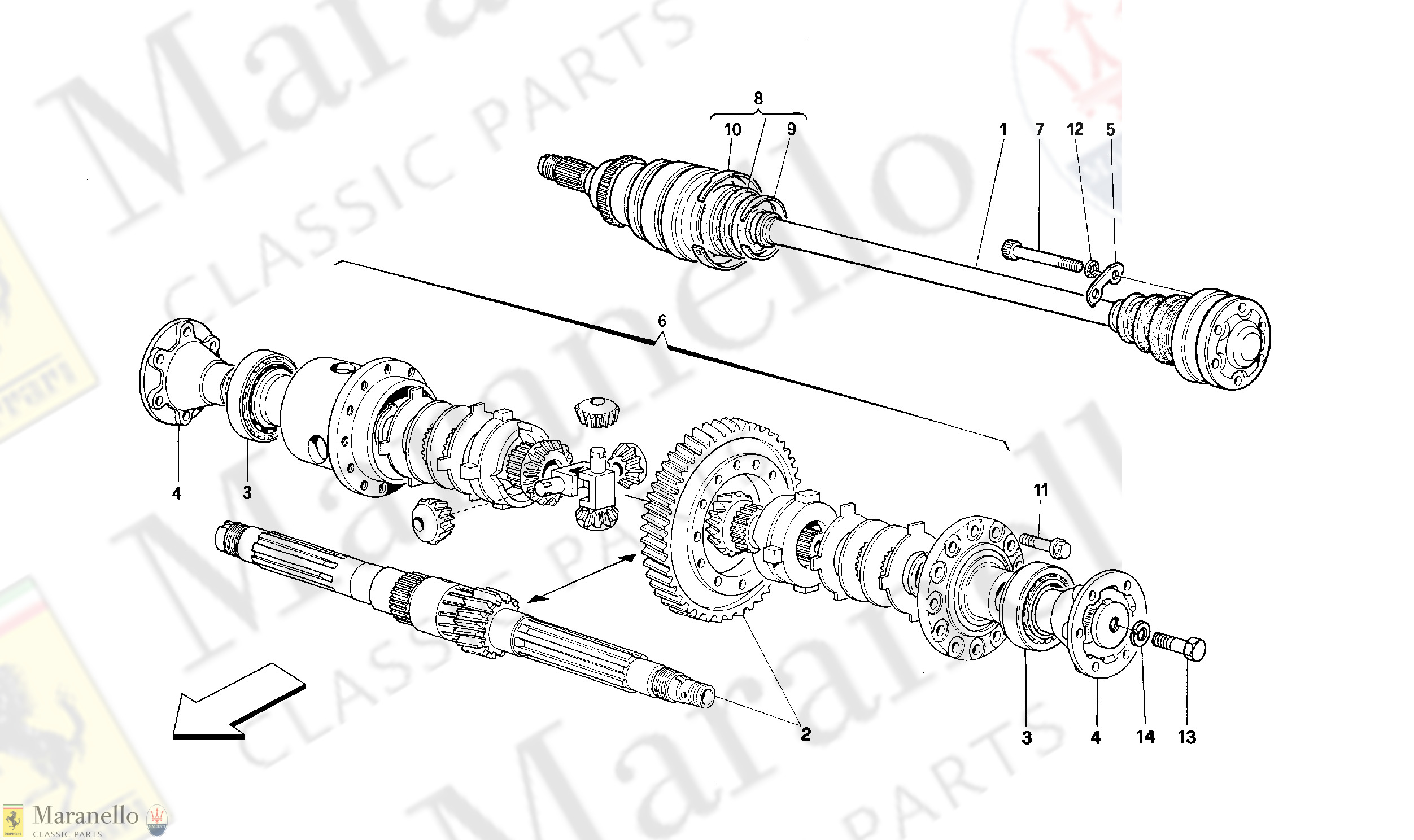 033 - DIFFERENTIAL AND AXLE SHAFT