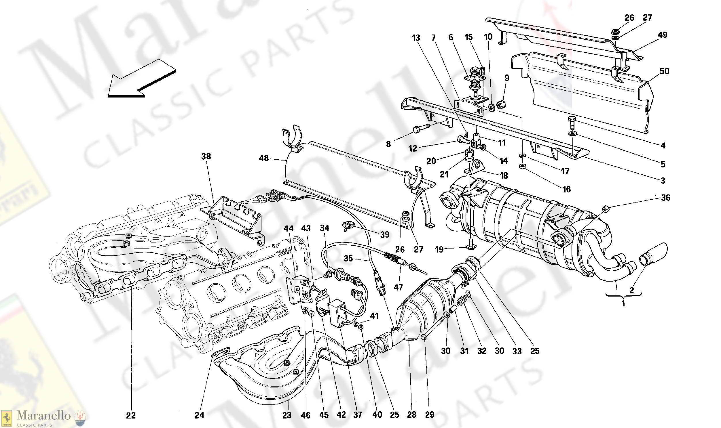 016 - EXHAUST SYSTEM -Valid for USA AND CDN-