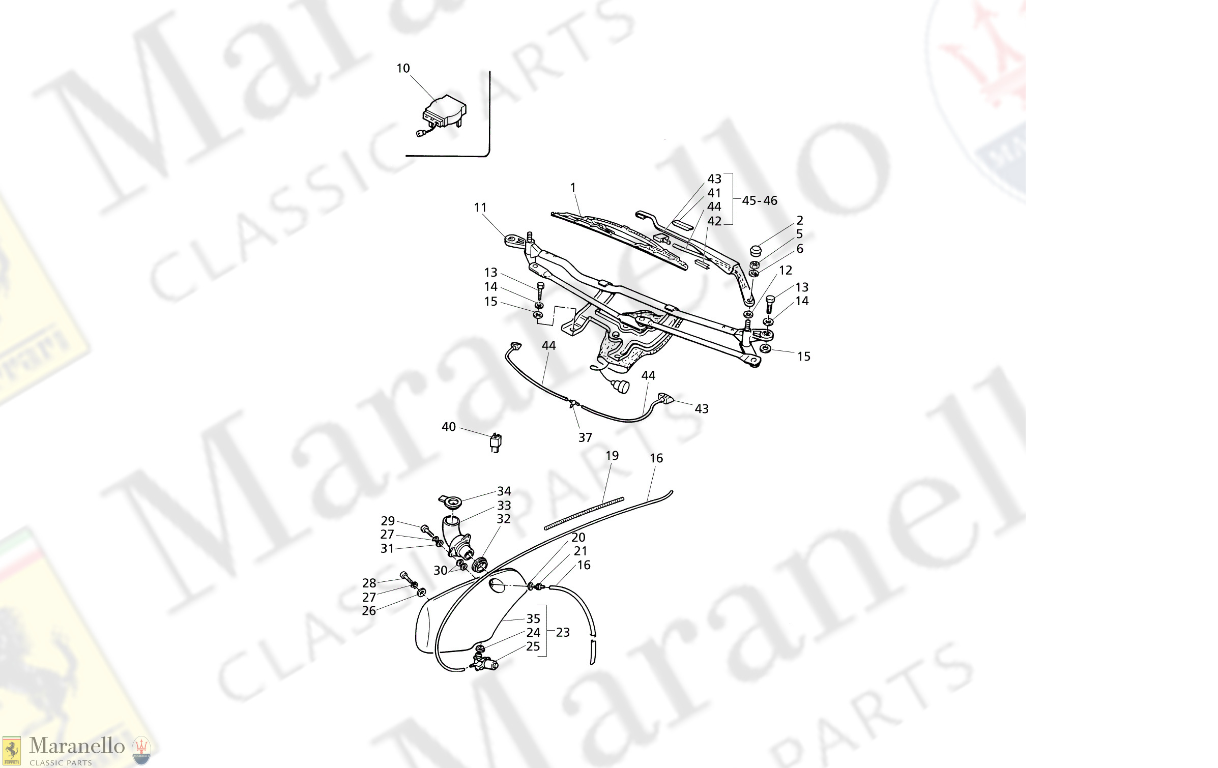 C 55 - Windscreen Washer And Wiper