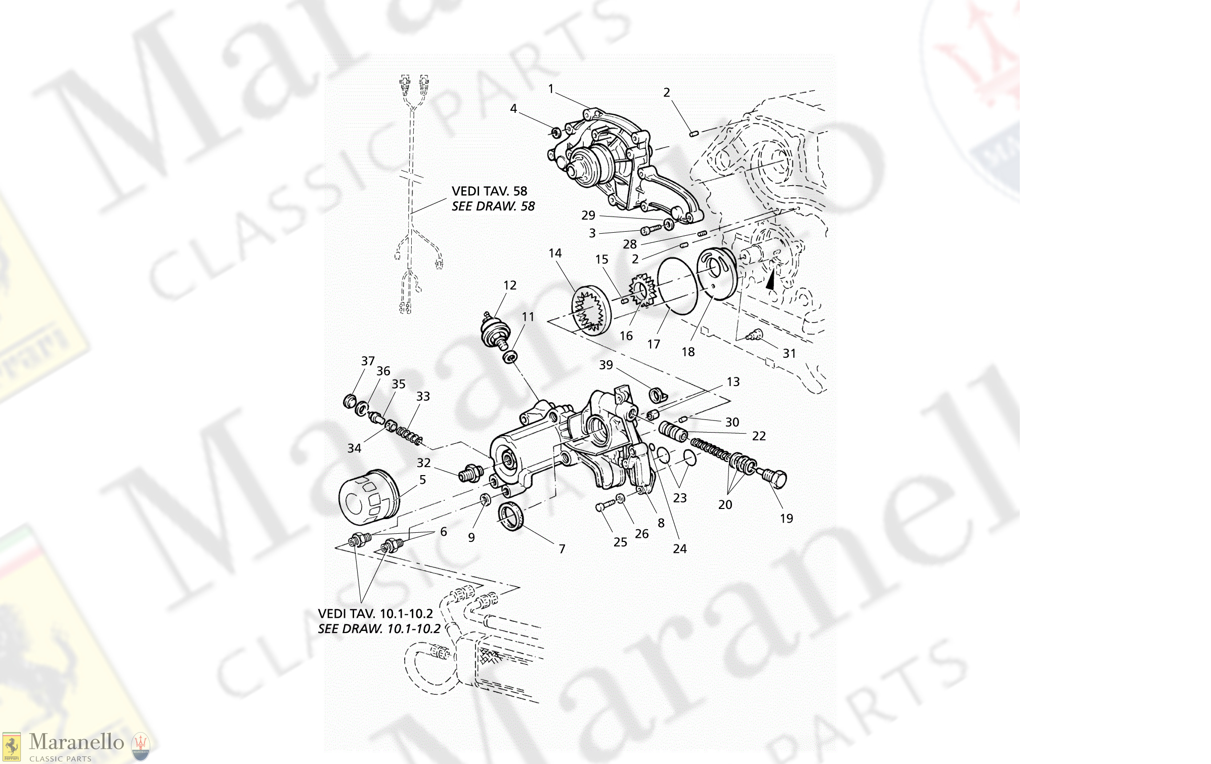 C 10 - Oil Pump And Water Pump