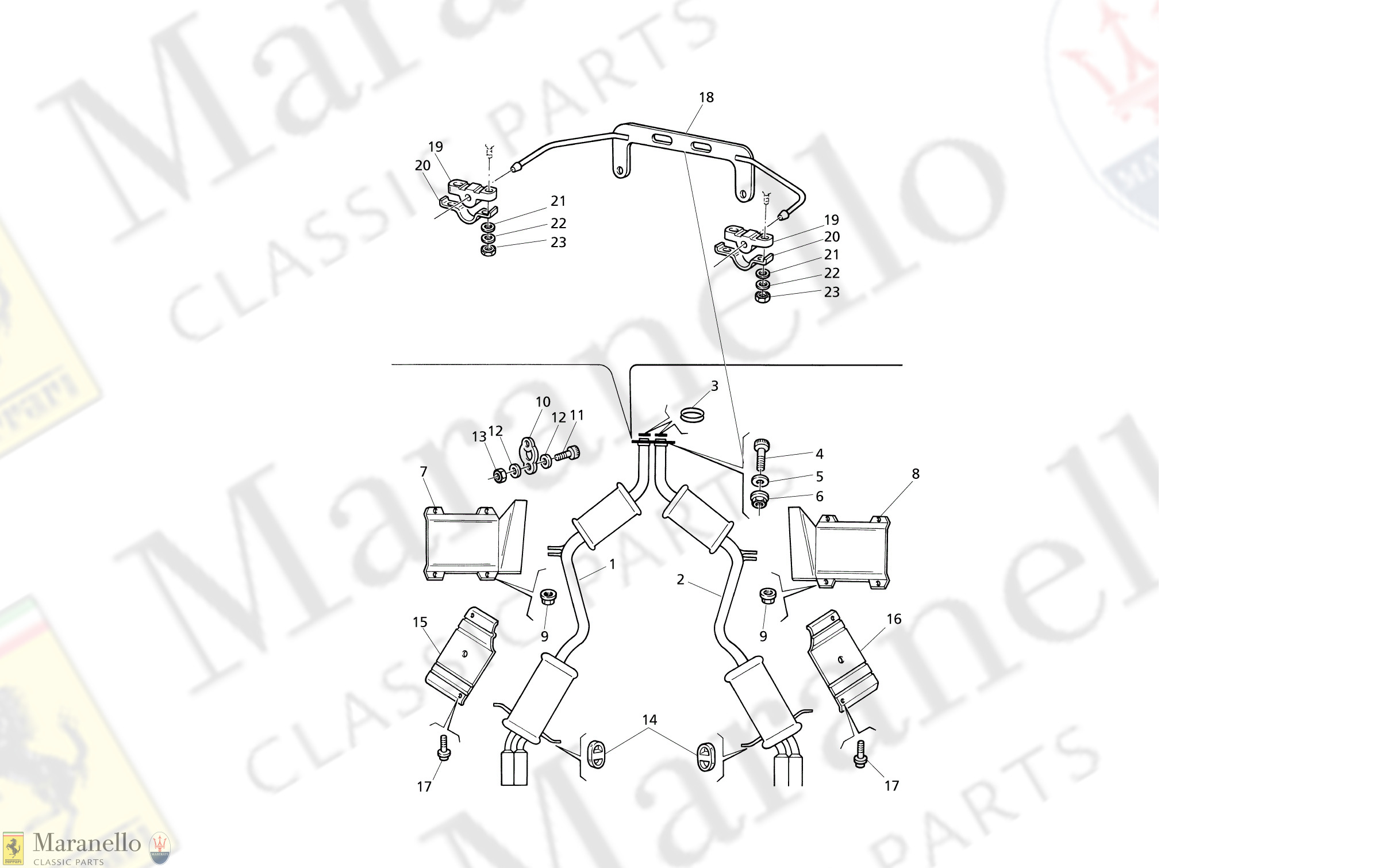 C 24.1 - C 241 - Rear Exhaust System