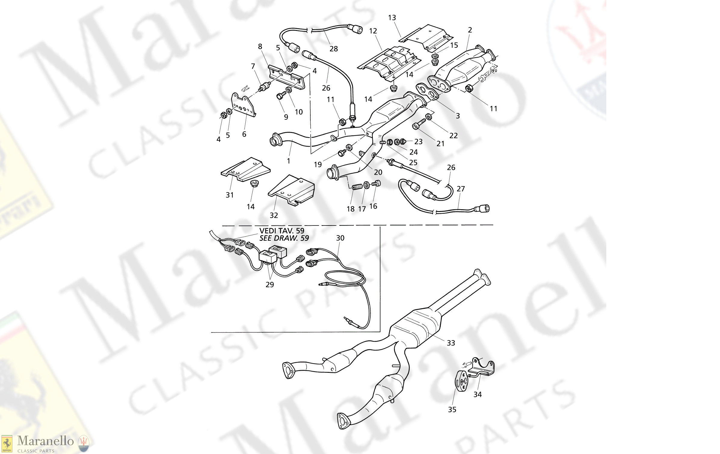 C 24 - Front Exhaust System