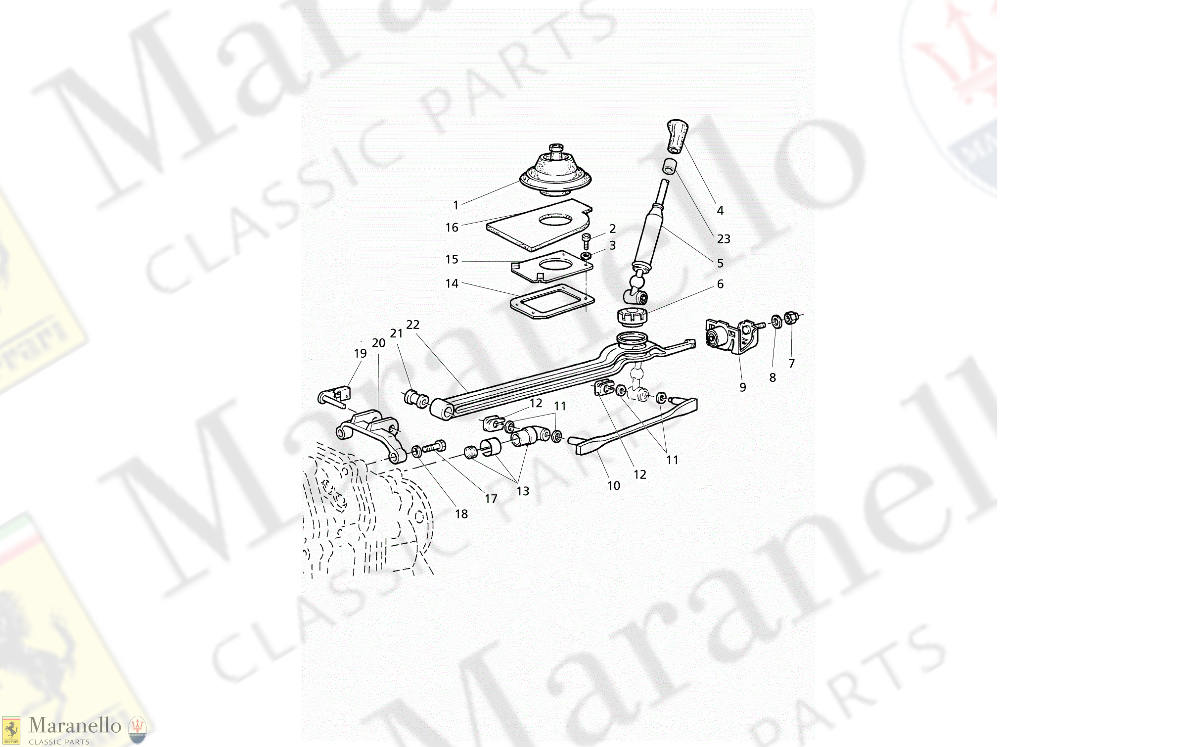 C 27 - Getrag Transmission - 6 Speed: Outside Controls