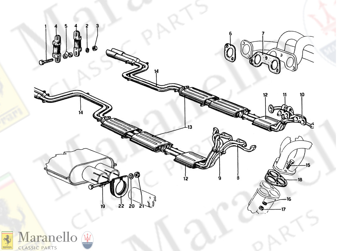 010 - Exhaust Pipes Assembly